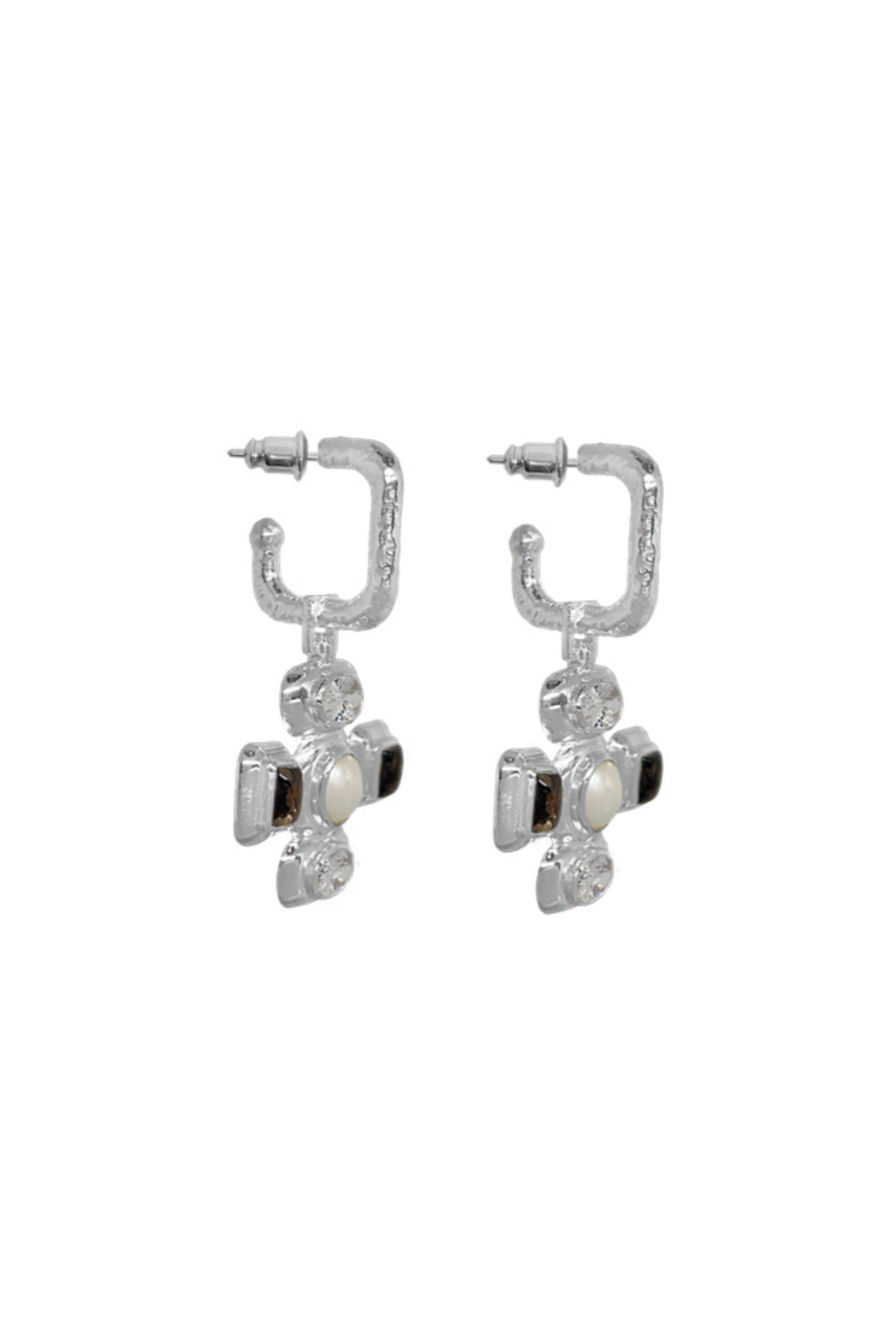 Anushka Earrings Silver