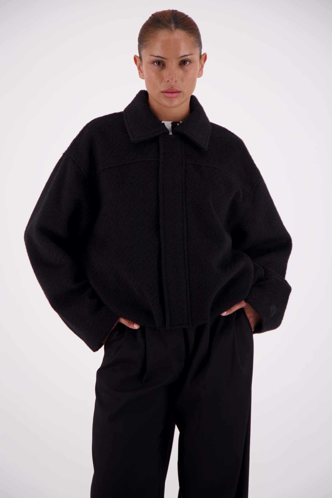 Bailey Bomber Jacket Black