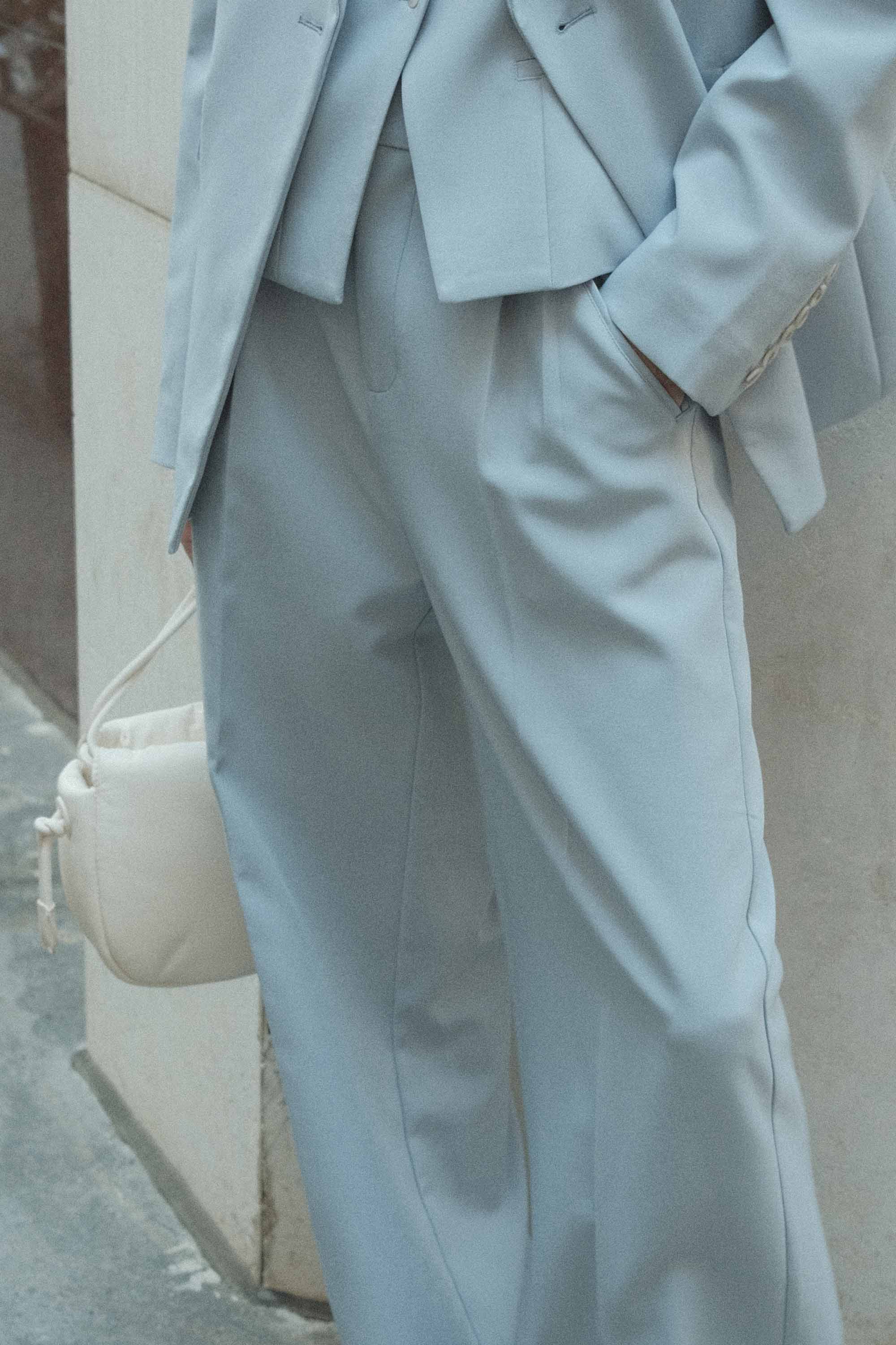 Skyline Tailored Trousers Powder Blue