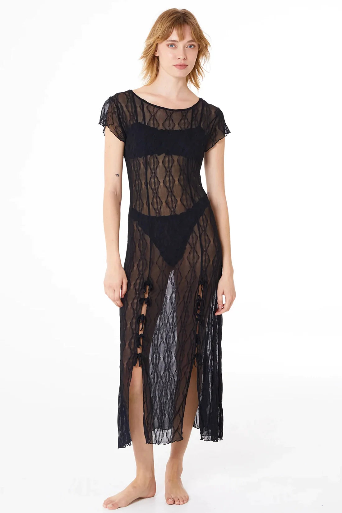 Mariposa Lace Midi Dress Night