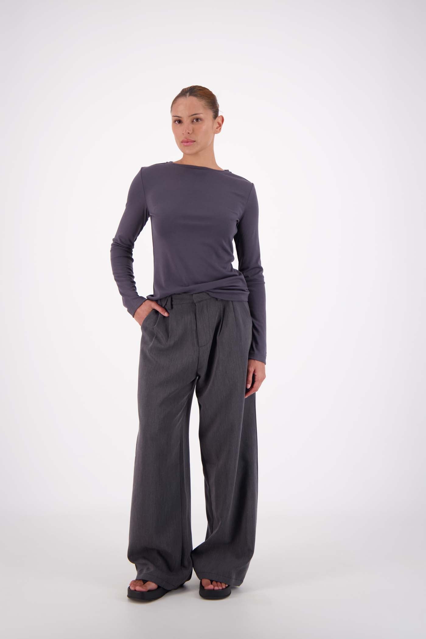 Gigi Trouser Steel Grey