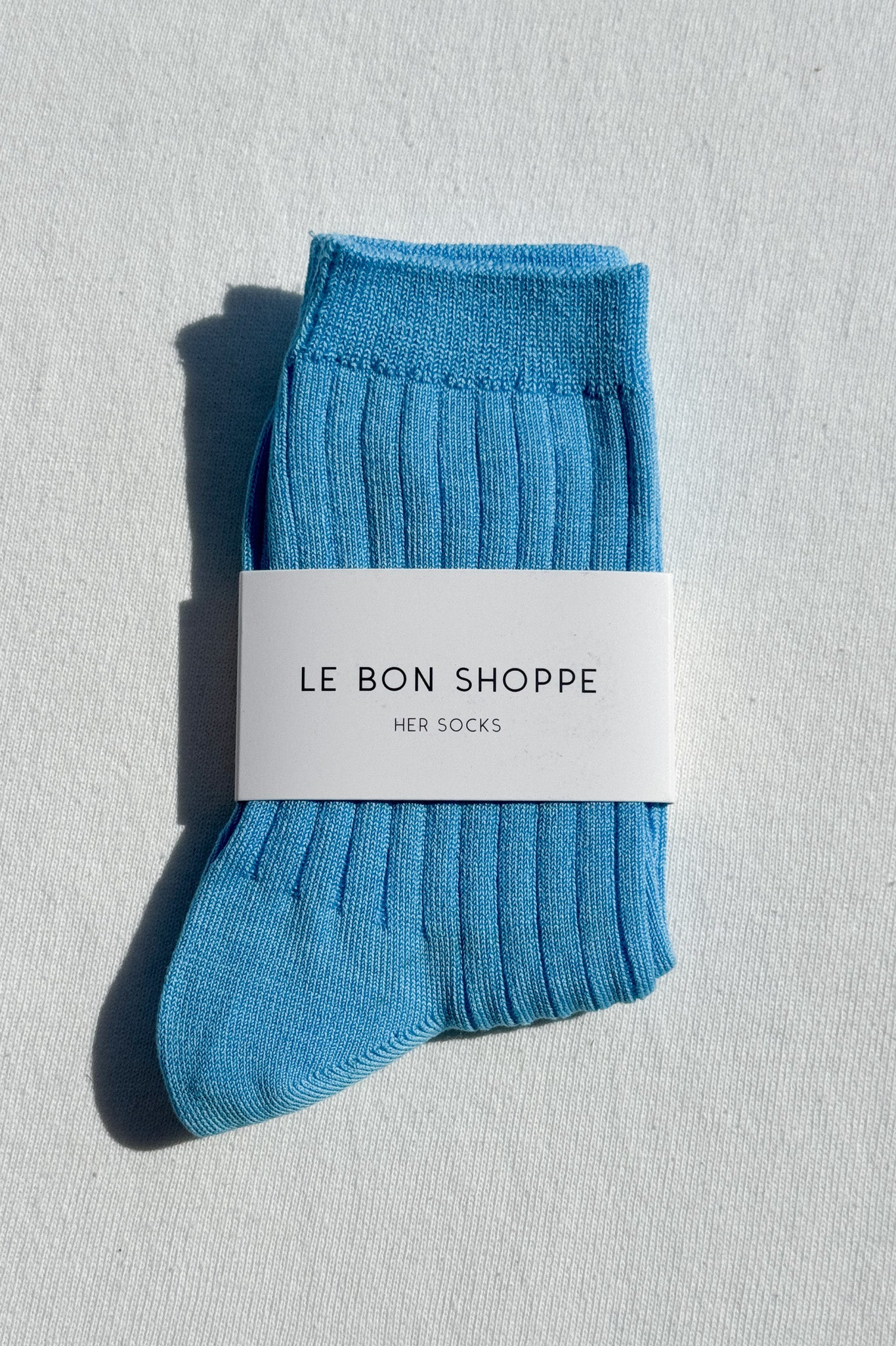 Her Socks Blue Water