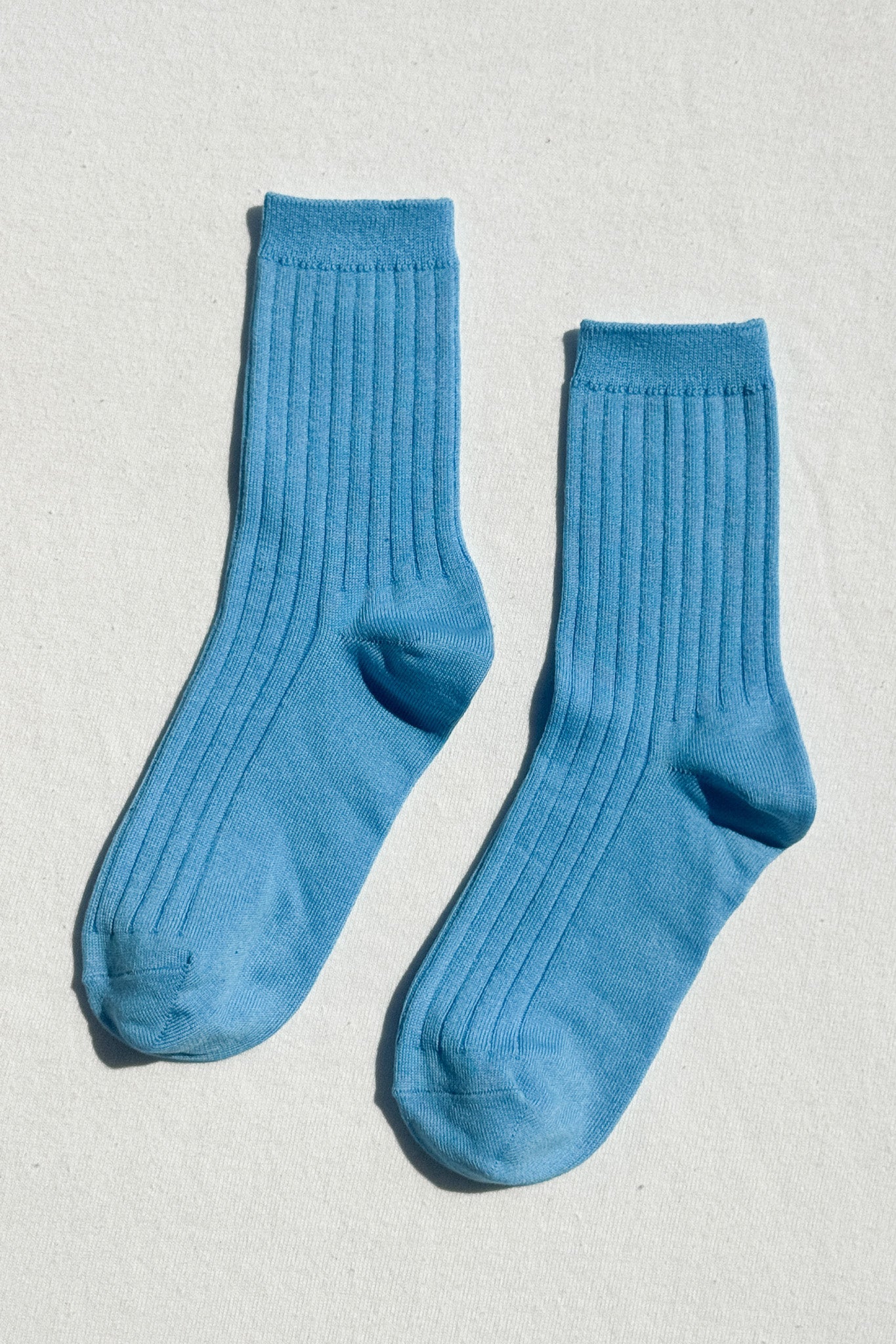 Her Socks Blue Water