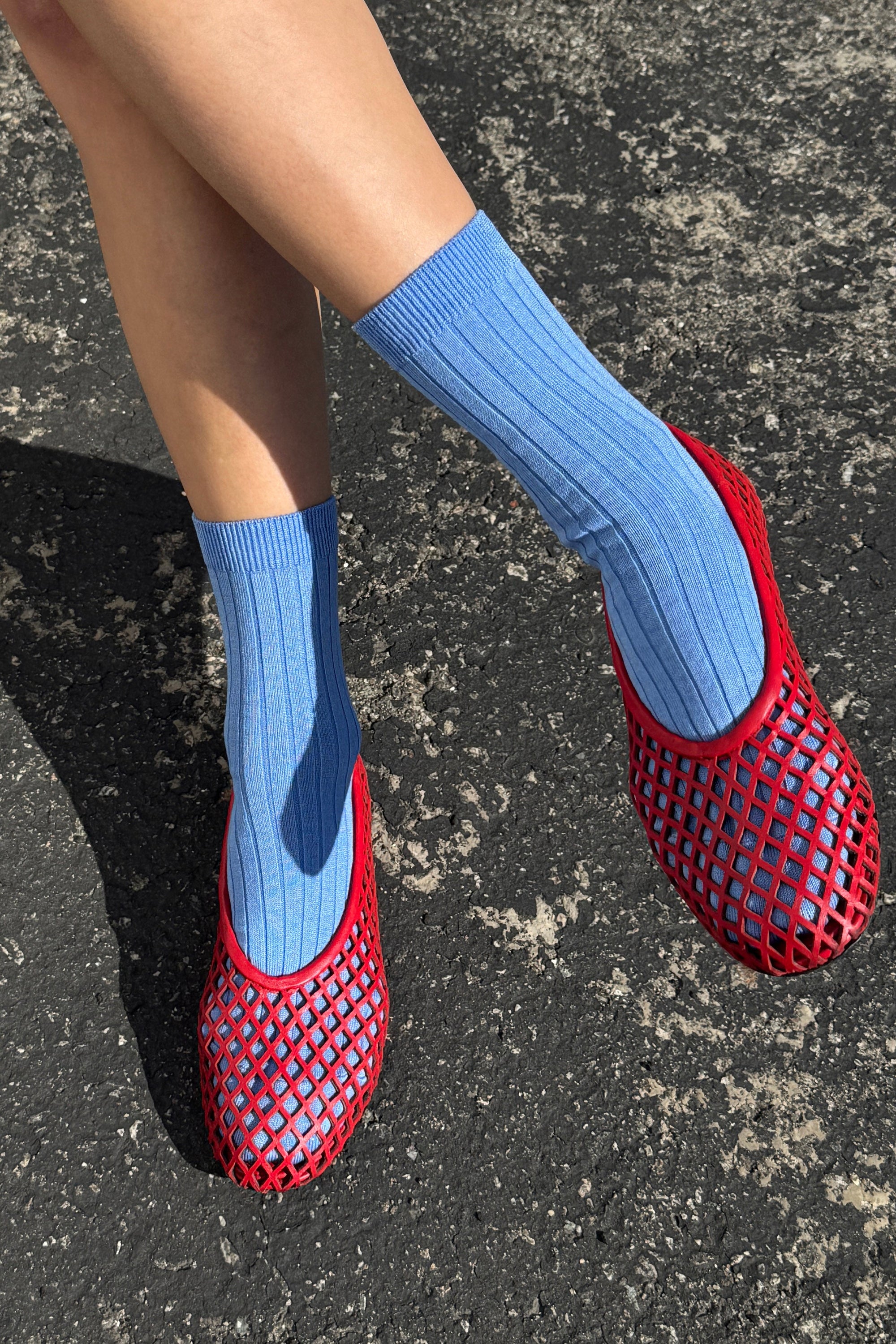 Her Socks Periwinkle