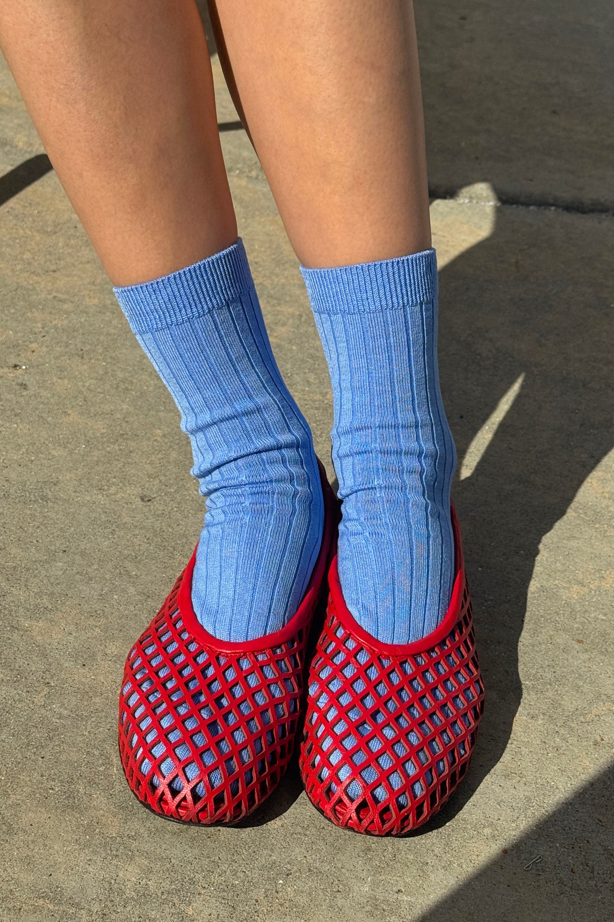 Her Socks Periwinkle