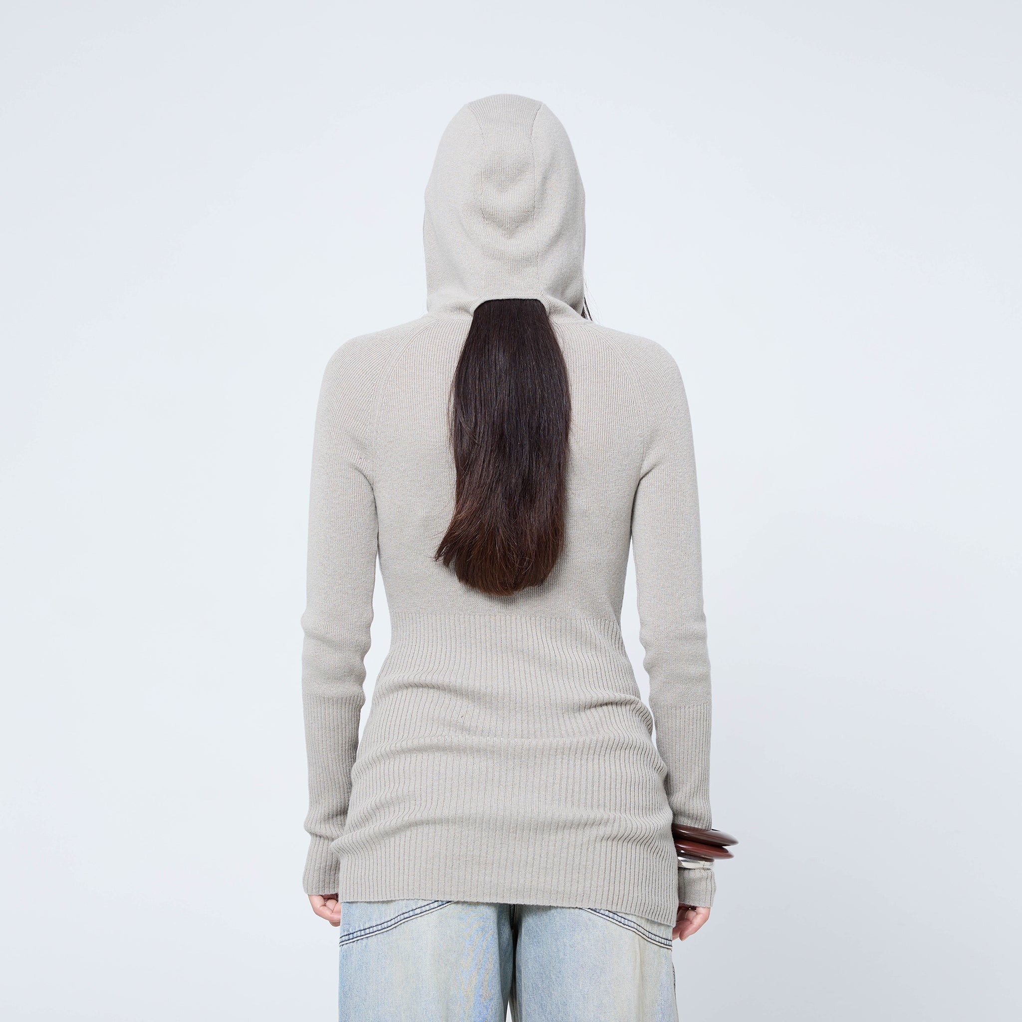 Hooded Skivvy in Plaster