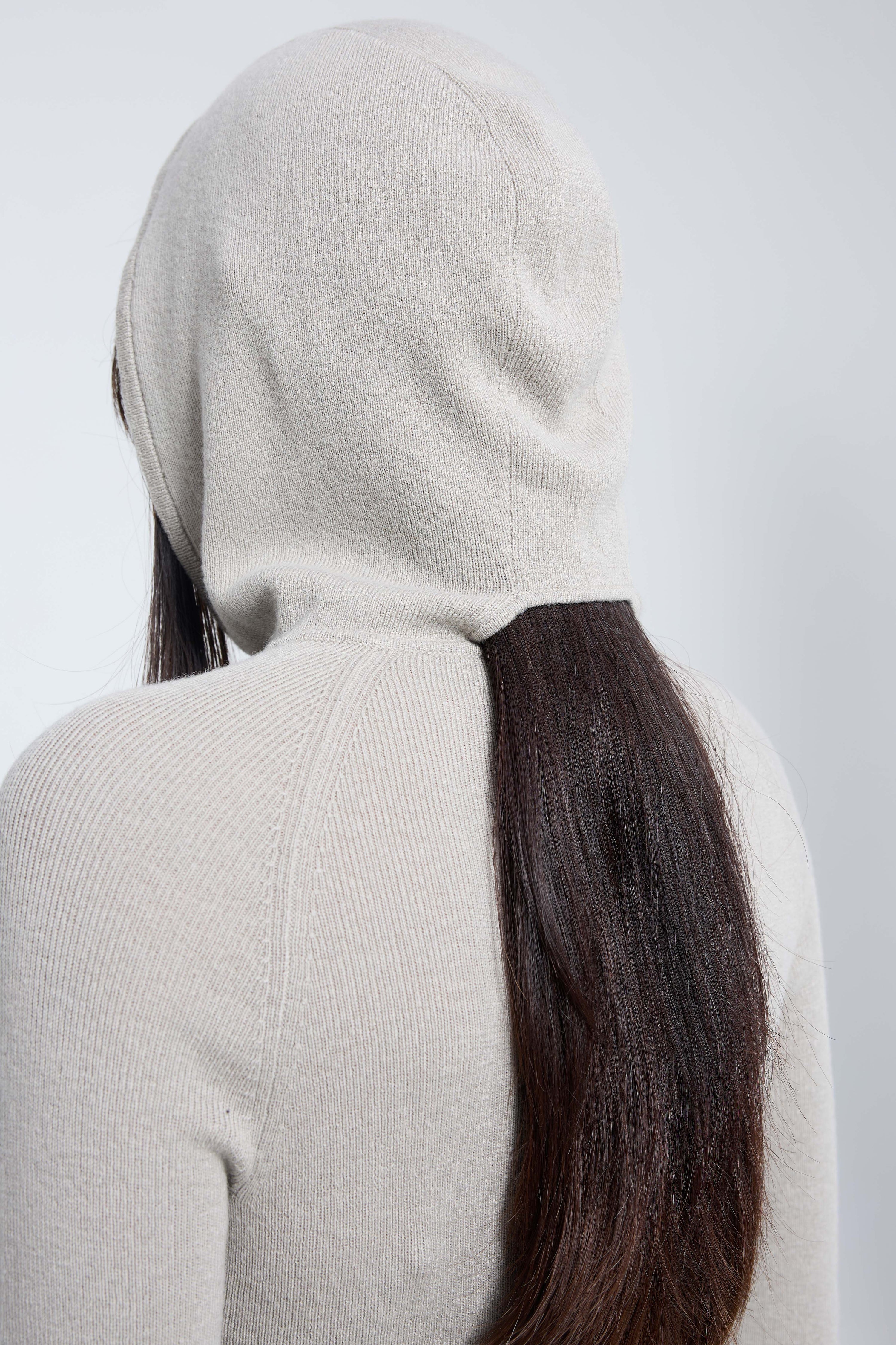 Hooded Skivvy in Plaster