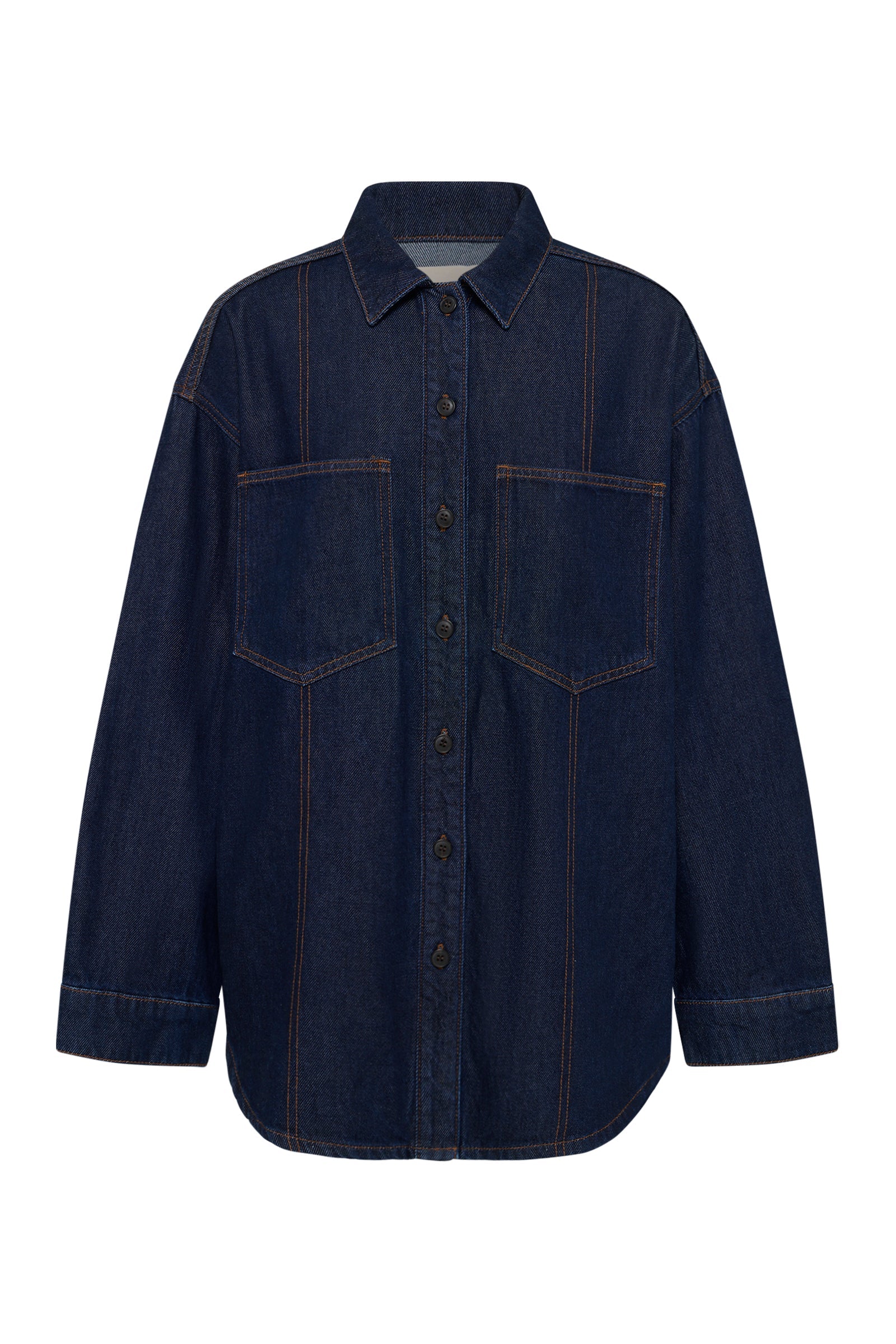 Vita Denim Overshirt Deep Blue