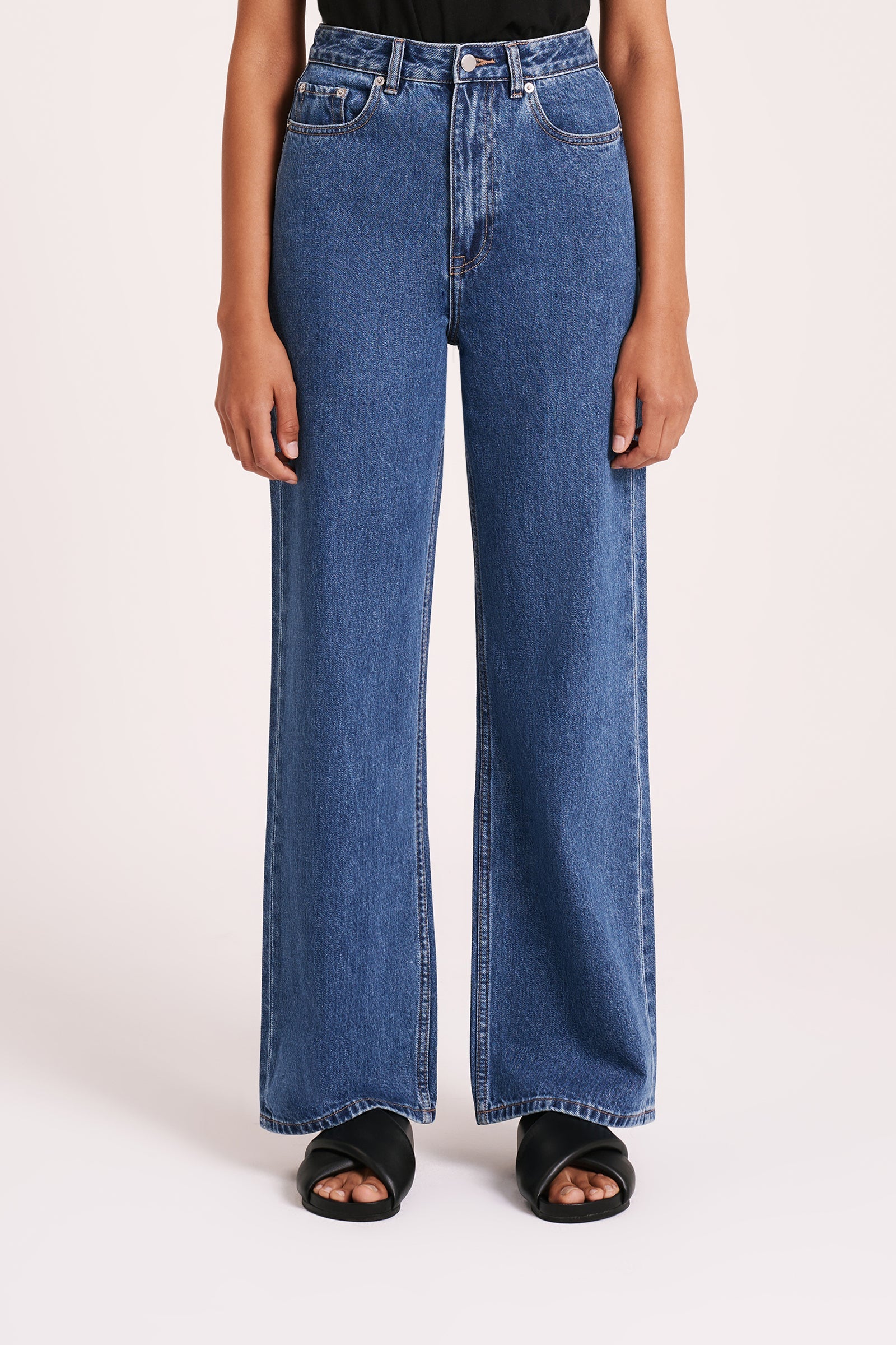 Organic Relaxed Leg Jean Vintage Blue