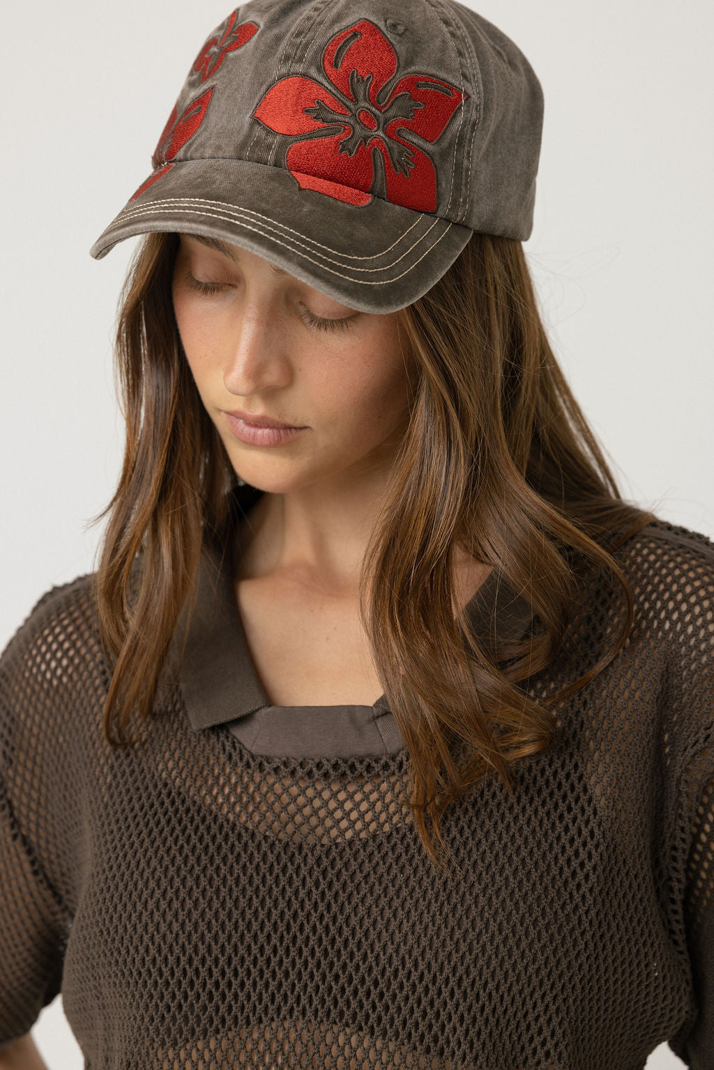 Hibiscus Cap	Washed Brown