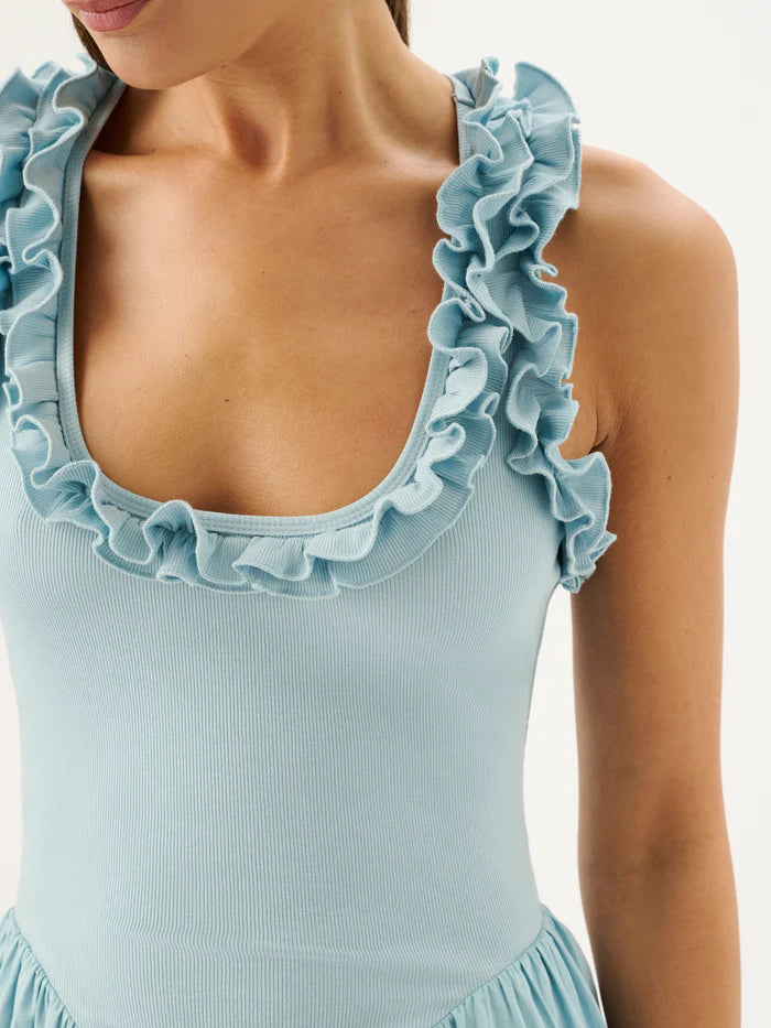 Paloma Mini Dress Sky Blue