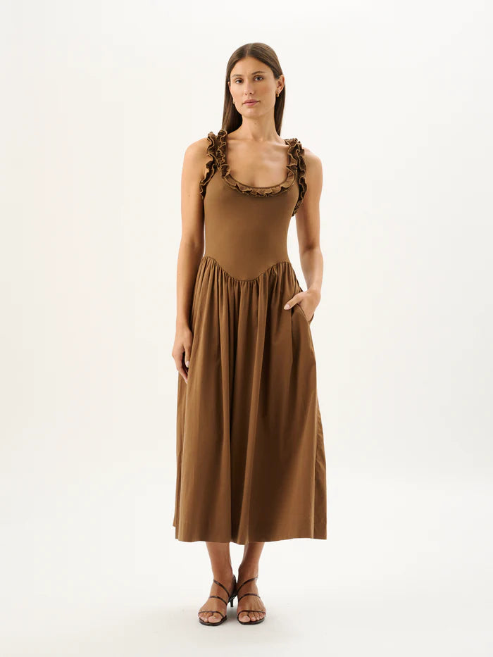 Paloma Maxi Dress Toffee