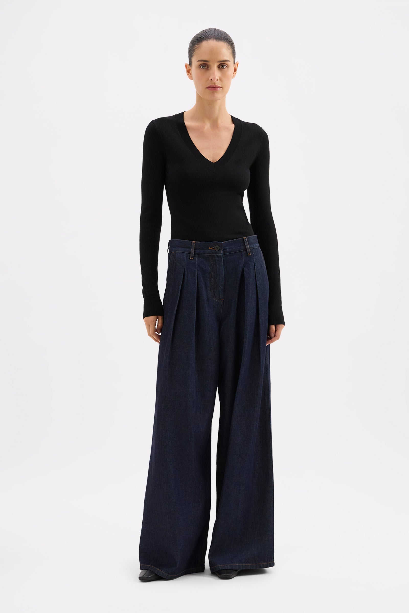 Vita Denim Pant Deep Blue