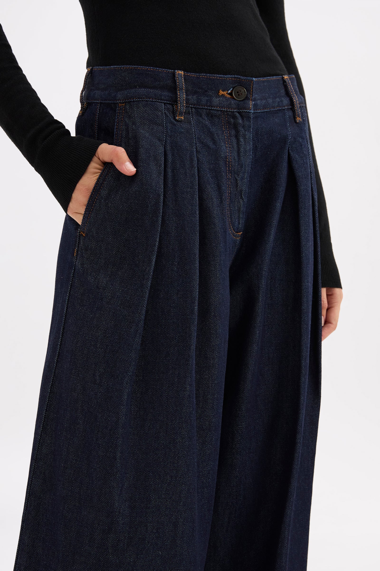 Vita Denim Pant Deep Blue