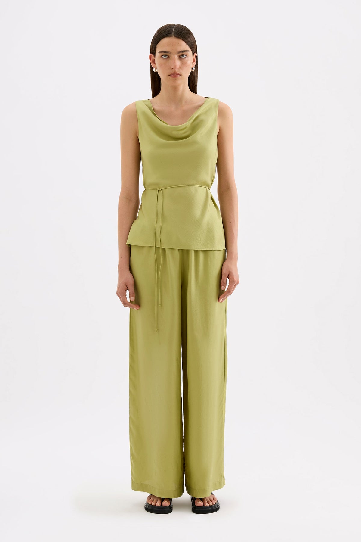 Tilly Tencel Top Wasabi