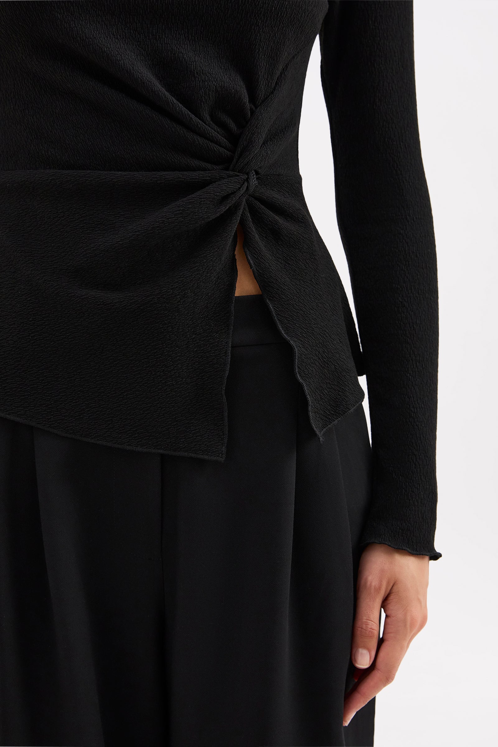 Zia Top Black