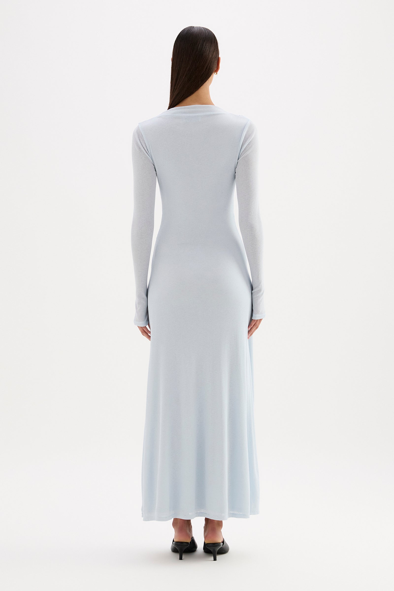 Calista Mesh Dress Glacier