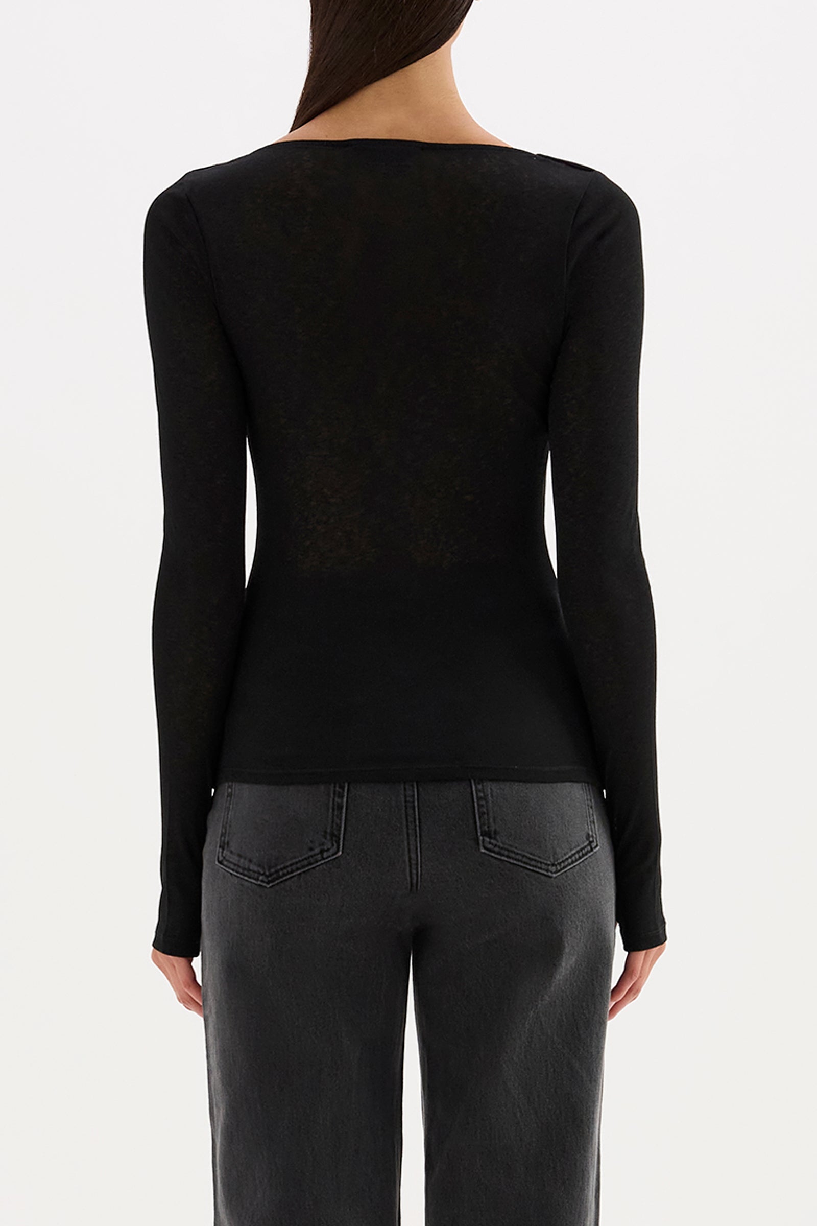 Gigi Mesh Top Black