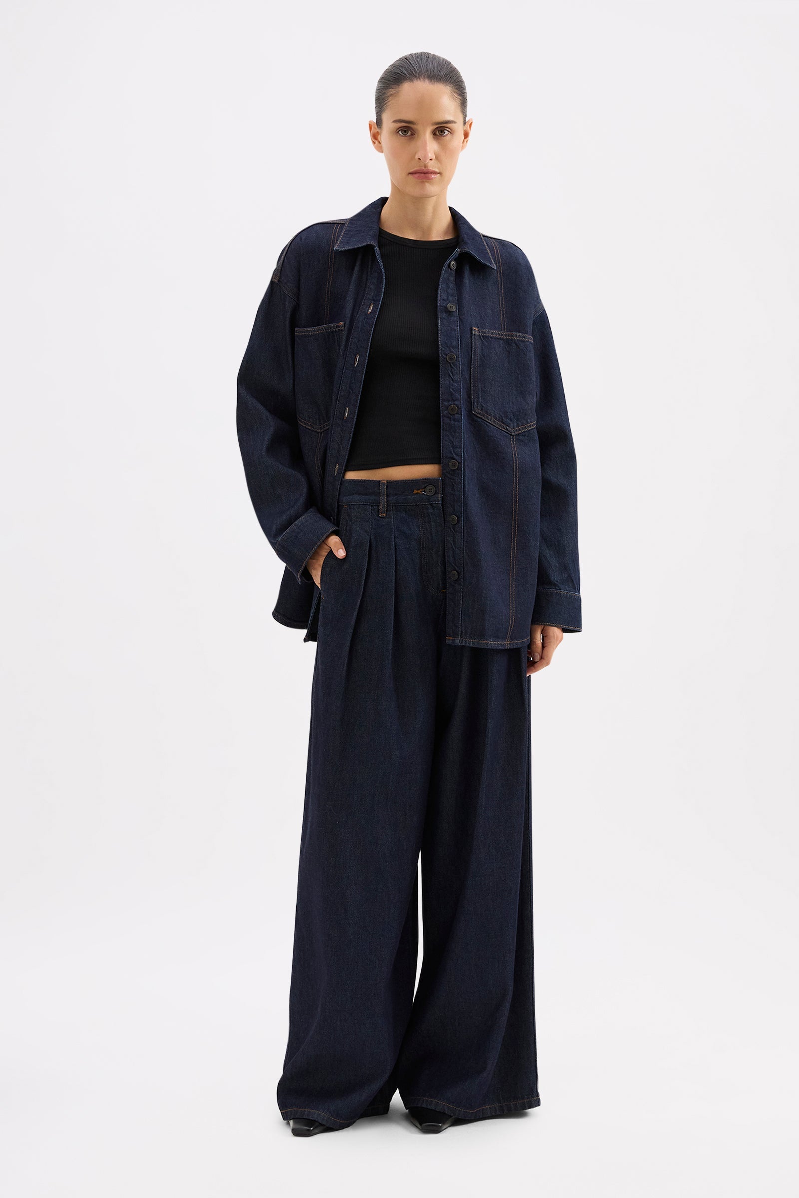 Vita Denim Pant Deep Blue