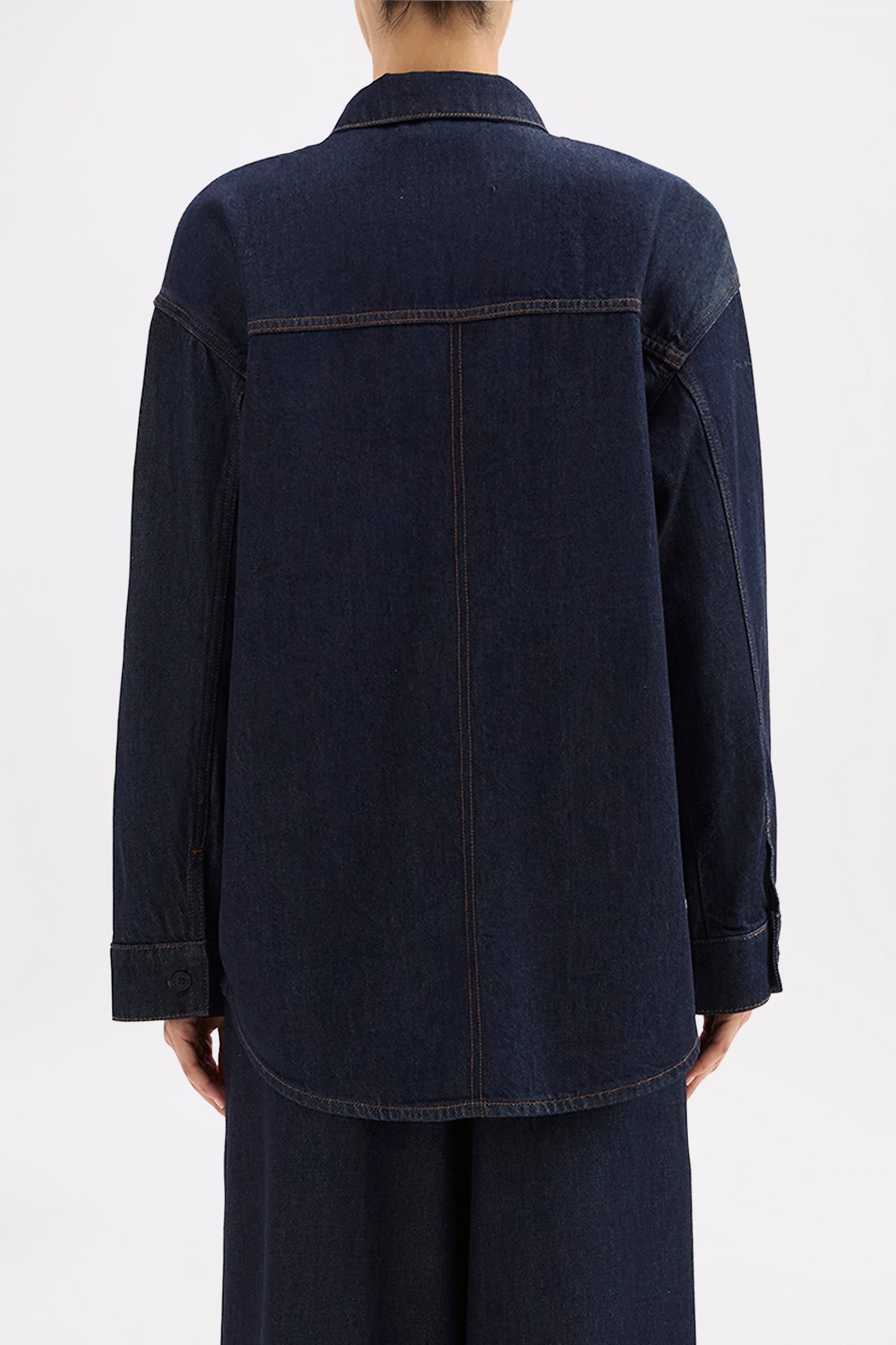 Vita Denim Overshirt Deep Blue