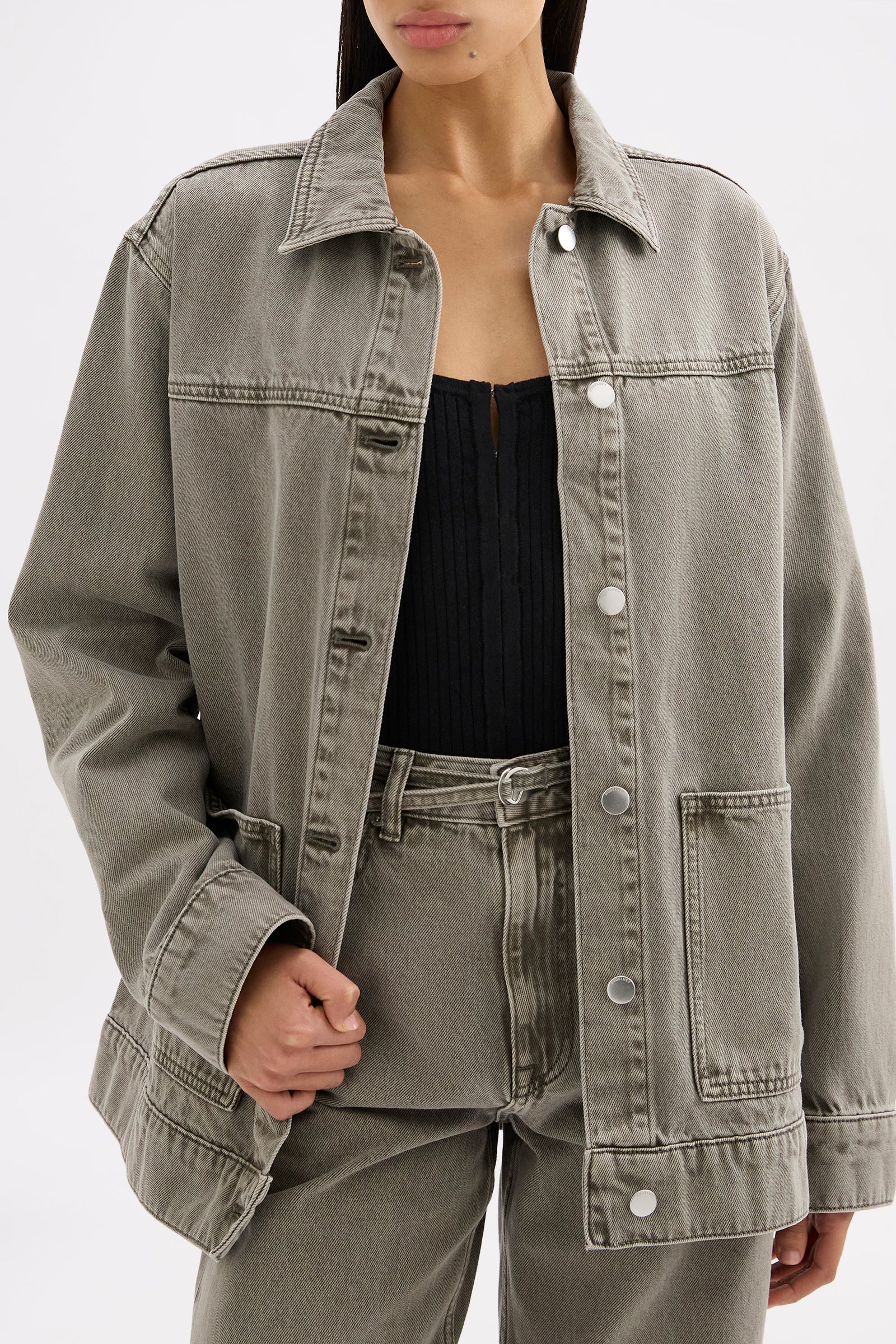 Soren Denim Jacket Stone