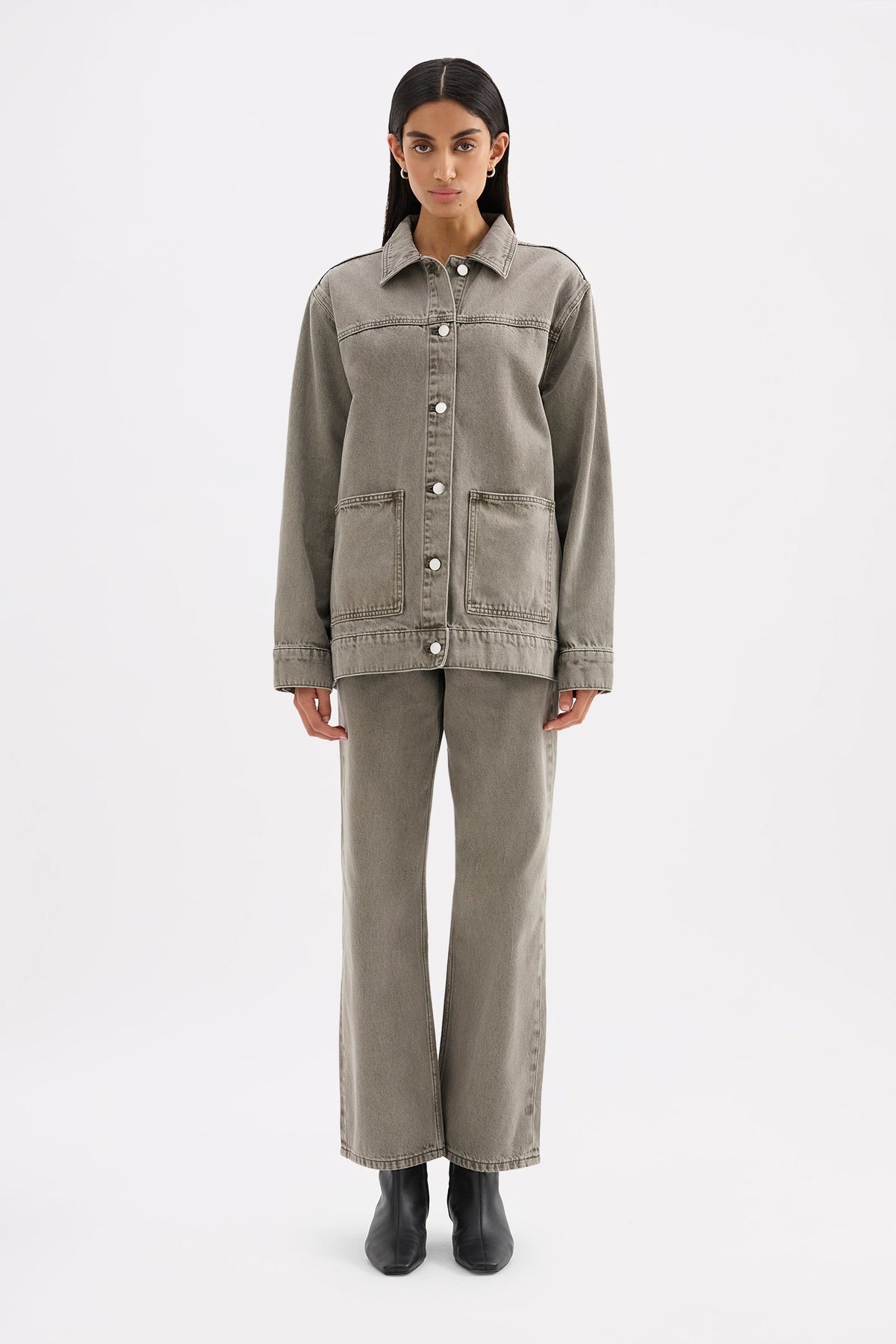 Soren Denim Jacket Stone