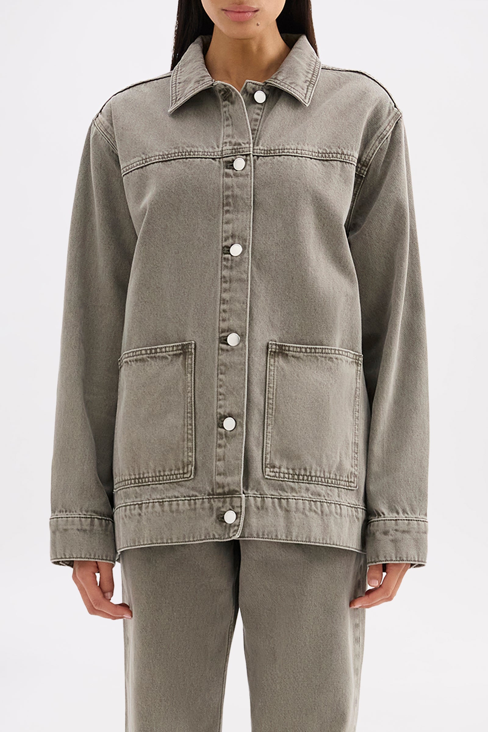 Soren Denim Jacket Stone