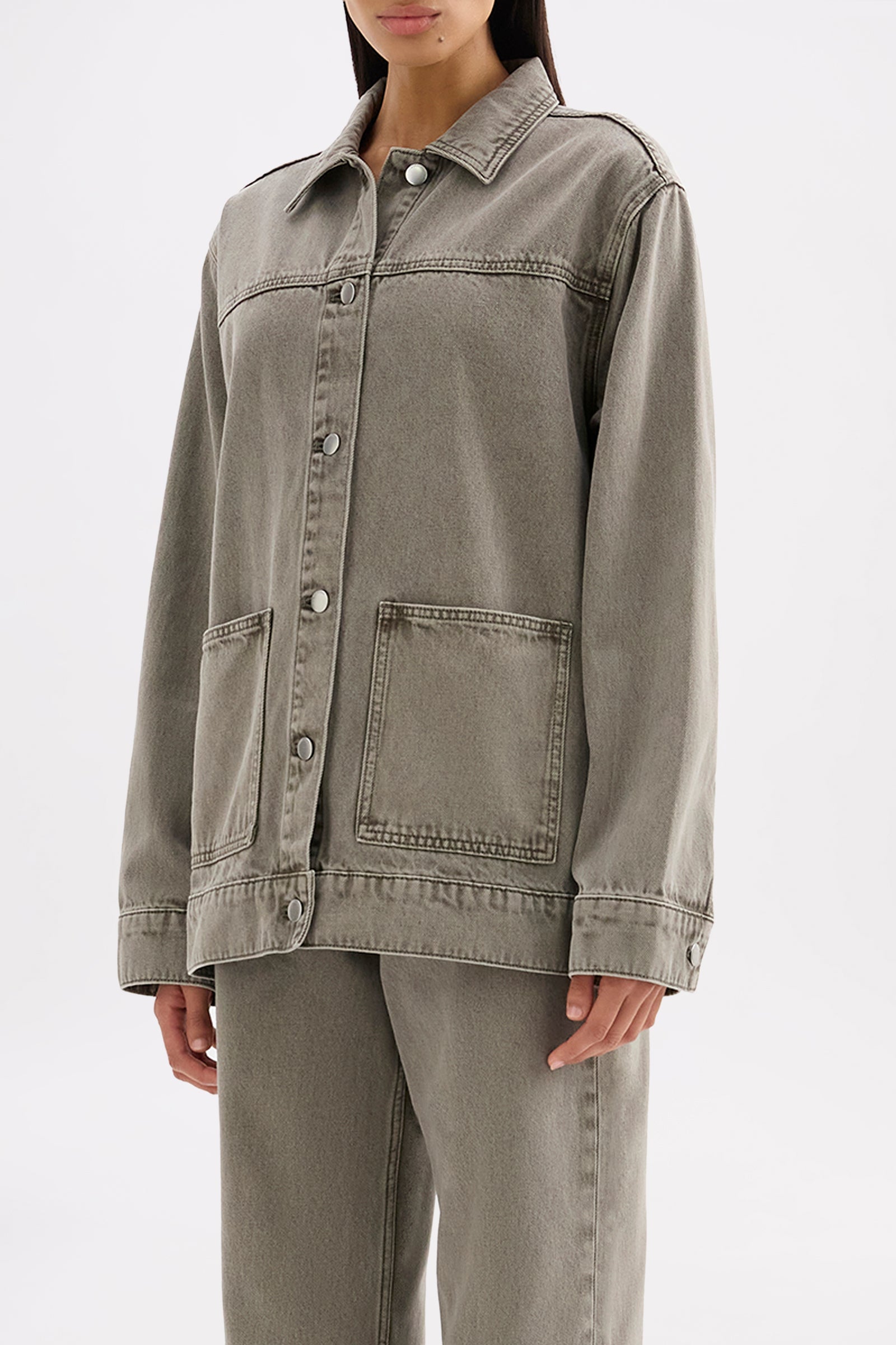 Soren Denim Jacket Stone