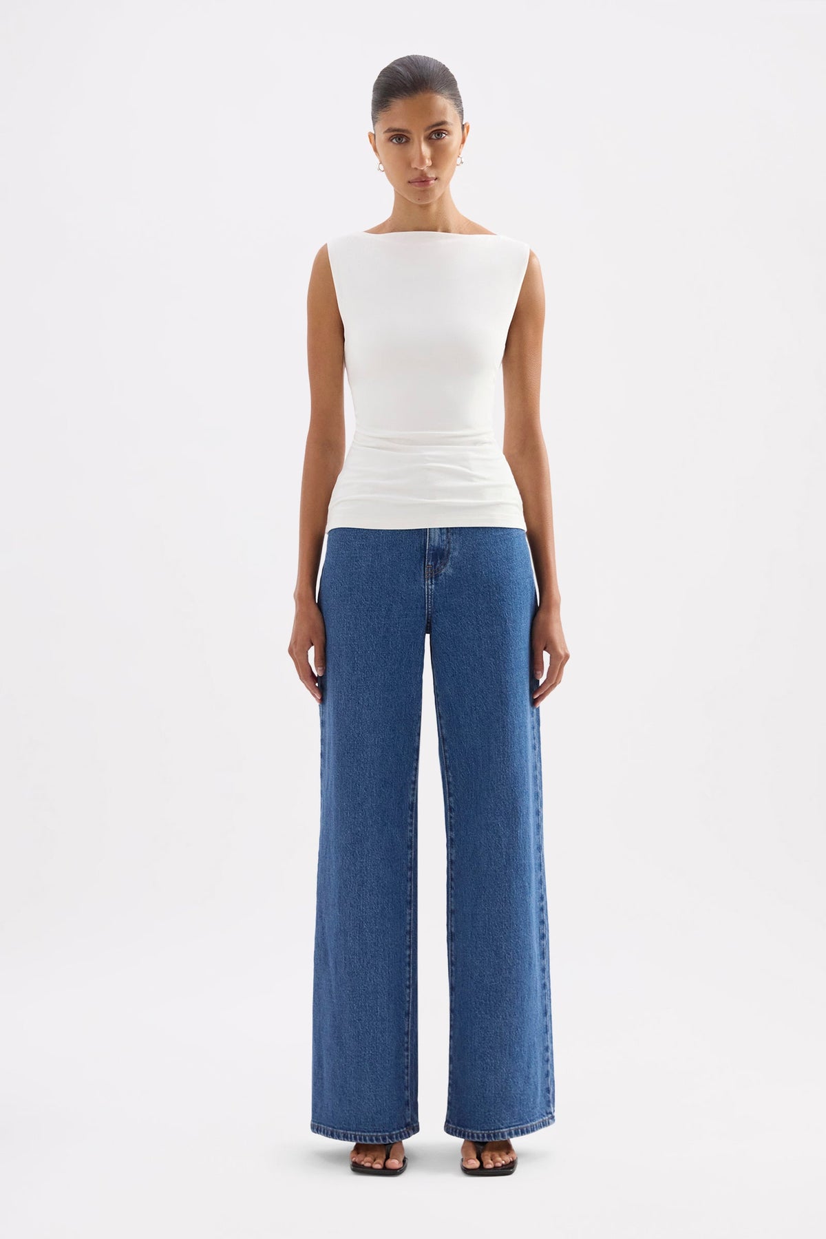 Lois Organic Tank White