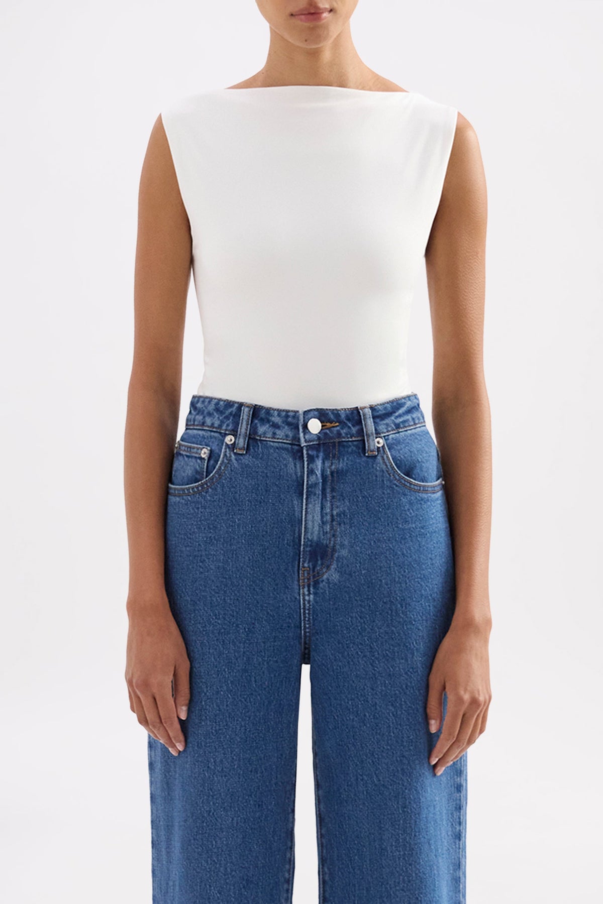 Lois Organic Tank White