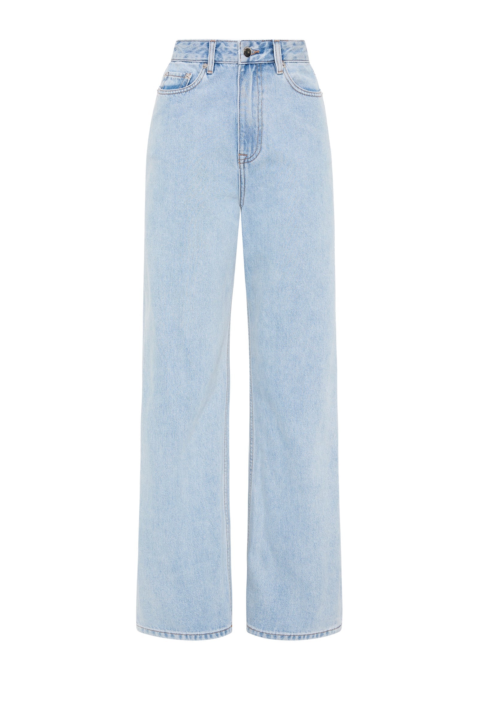 Organic Relaxed Leg Jean Clear Blue