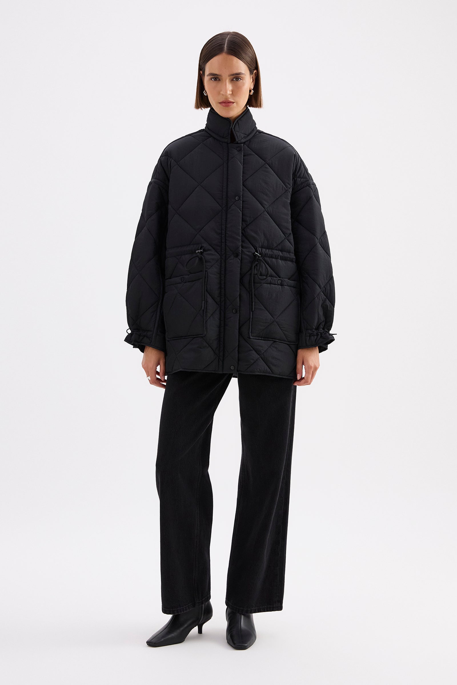 Atlas Puffer Jacket Black