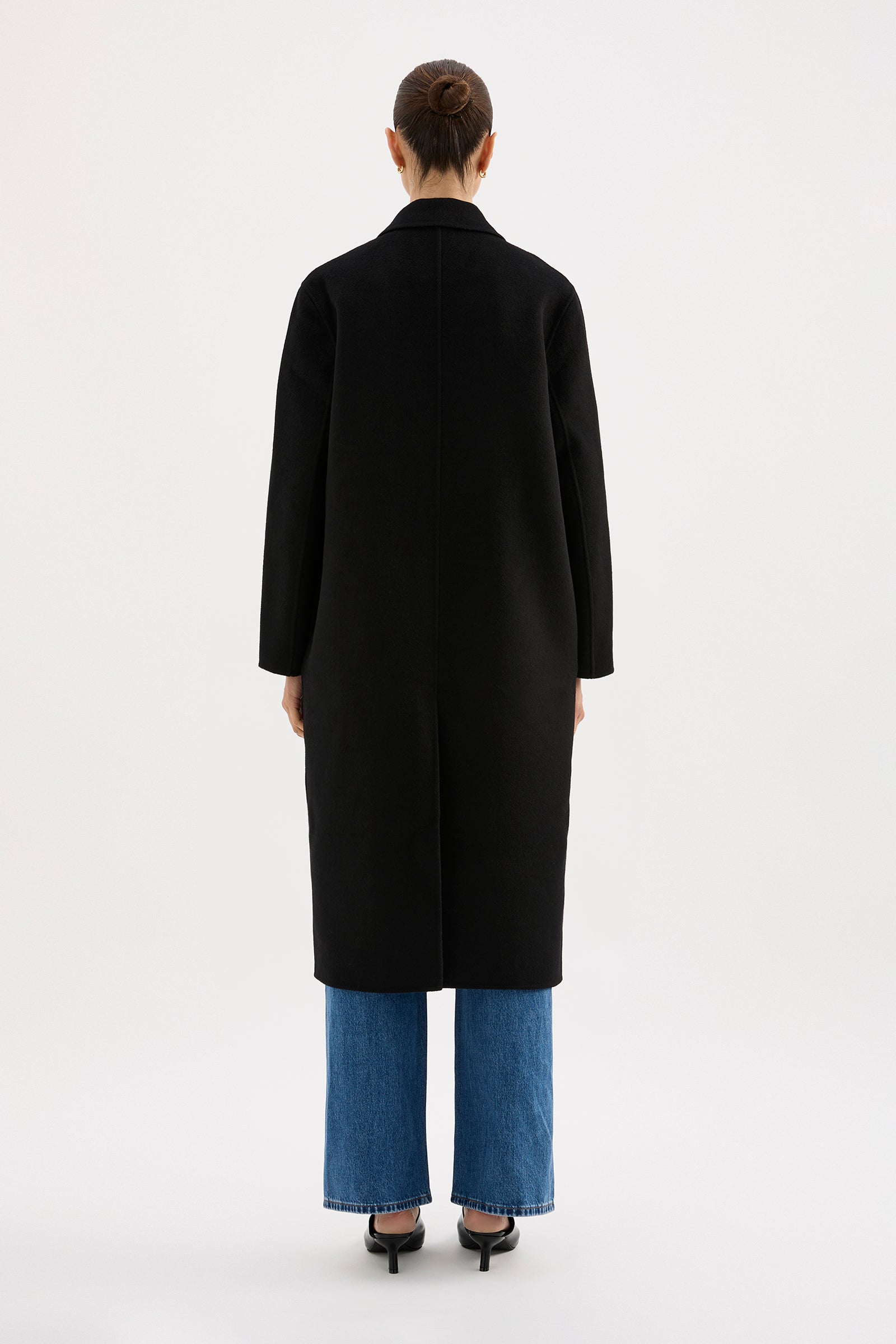 Riley Wool Coat Black