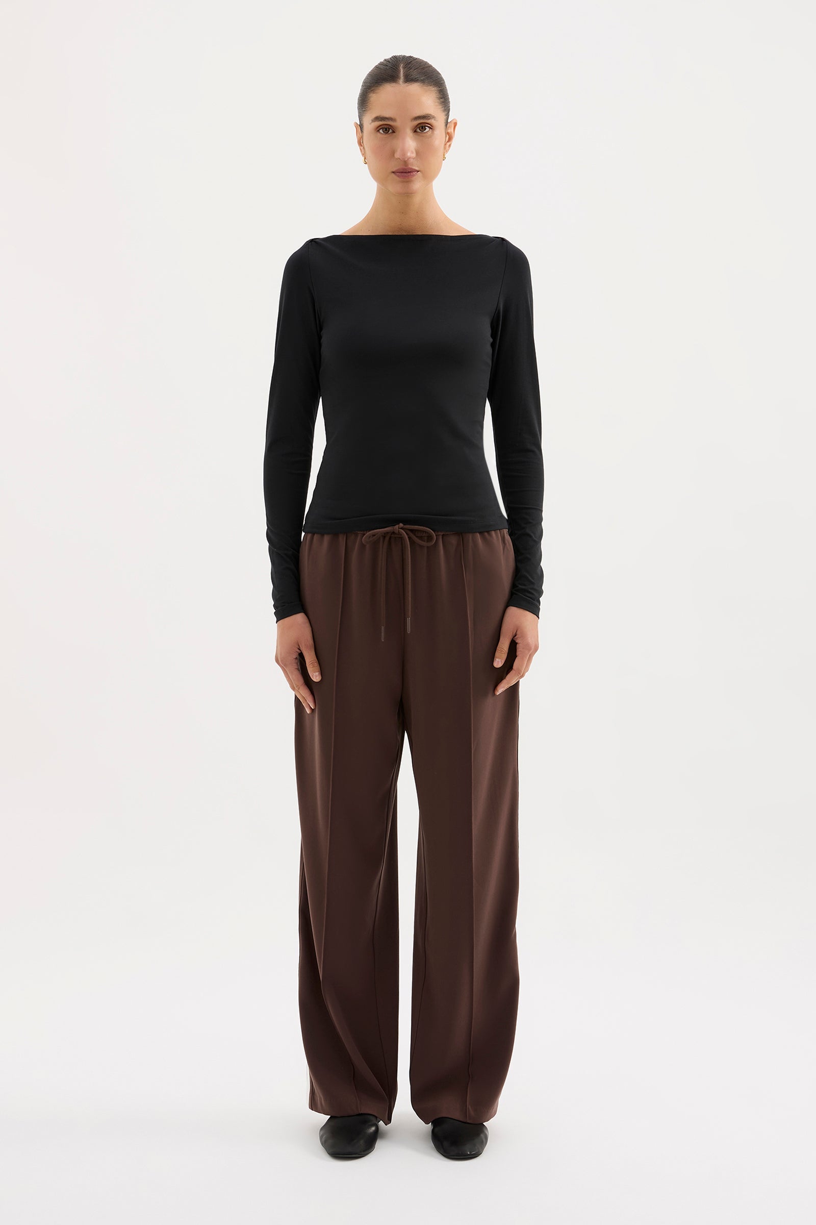 Lilah LS Top Black