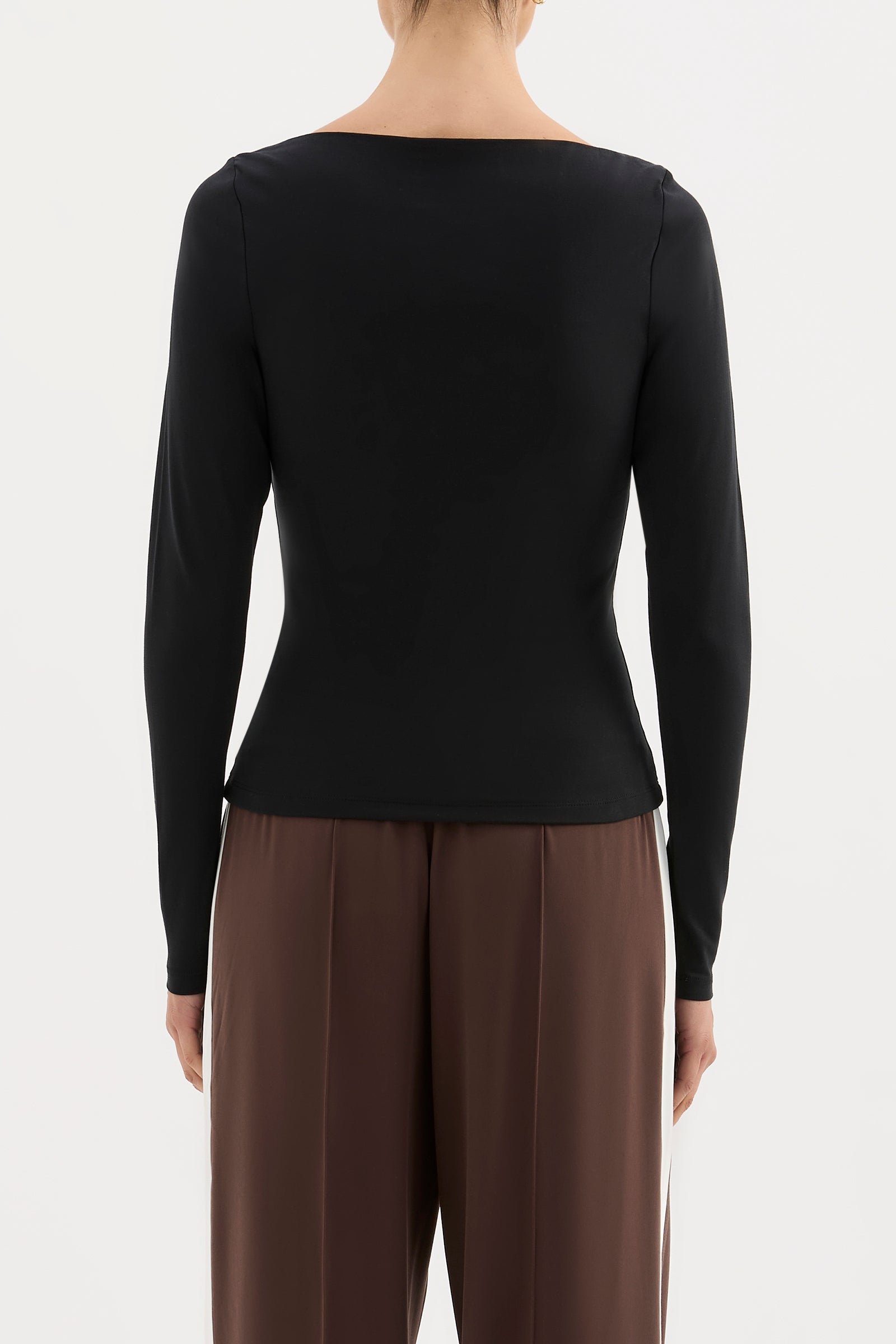 Lilah LS Top Black