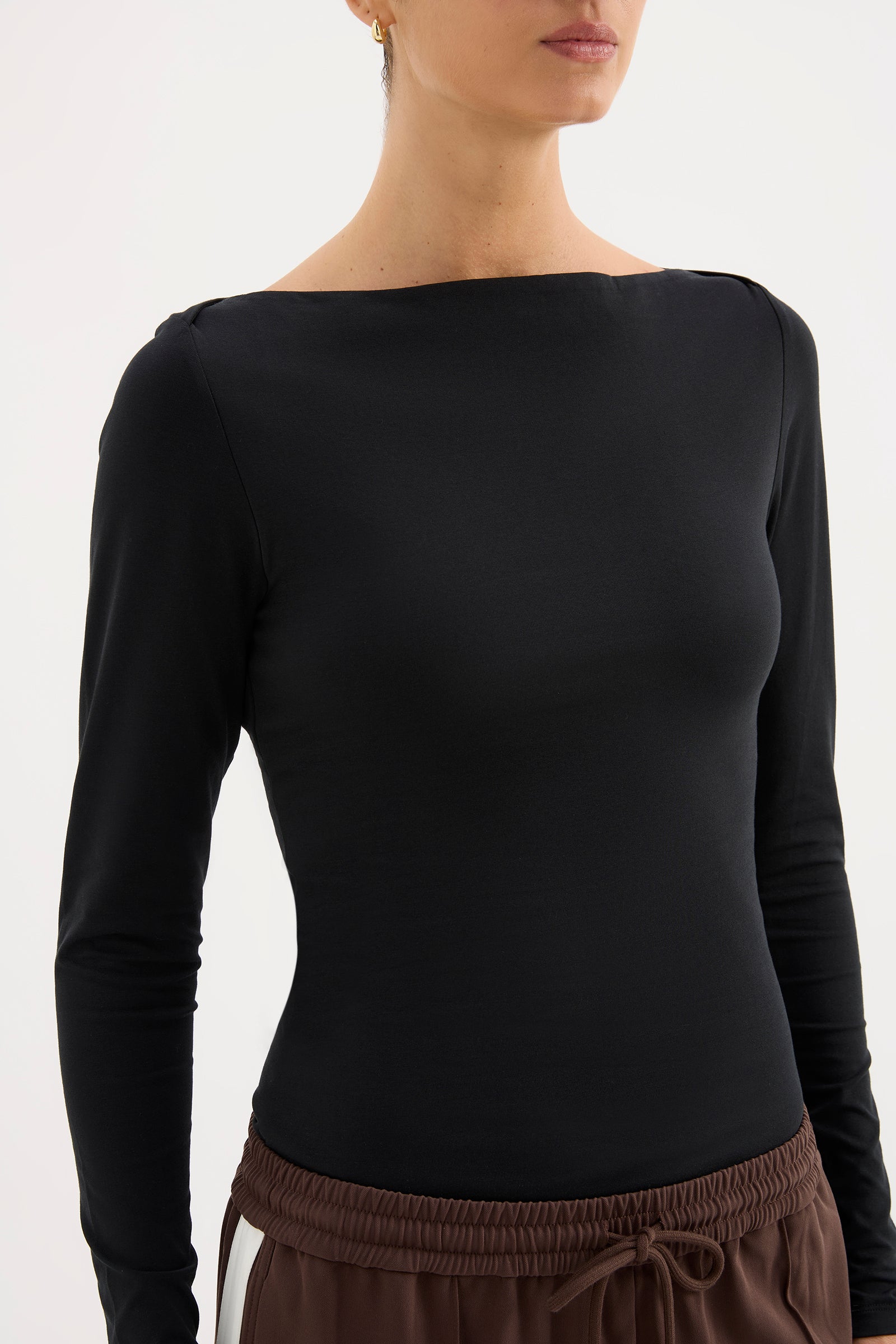 Lilah LS Top Black