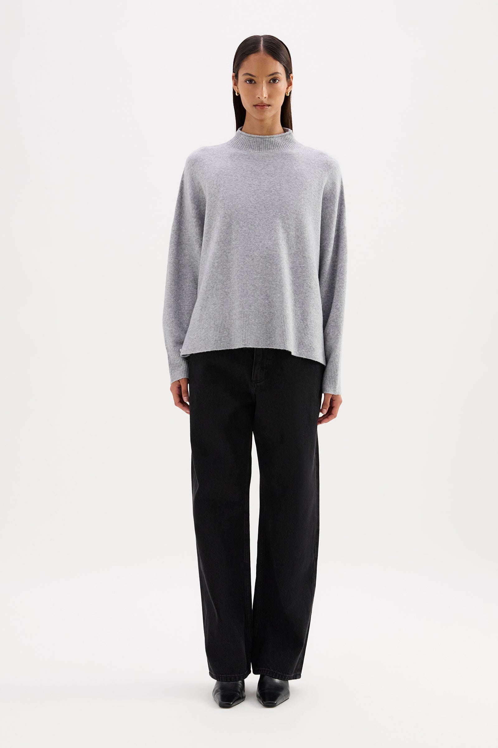 Taylor Knit Grey Marle