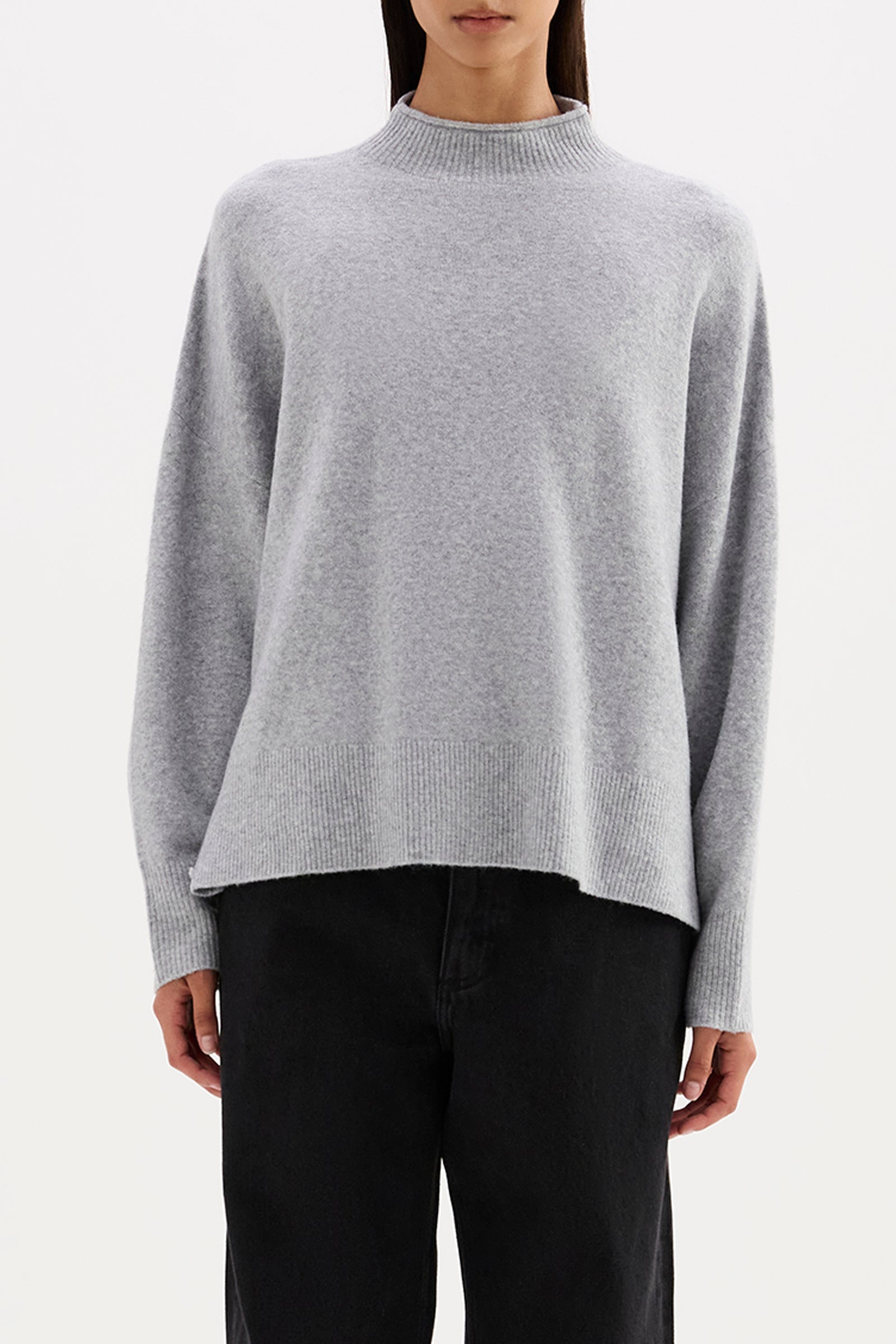 Taylor Knit Grey Marle