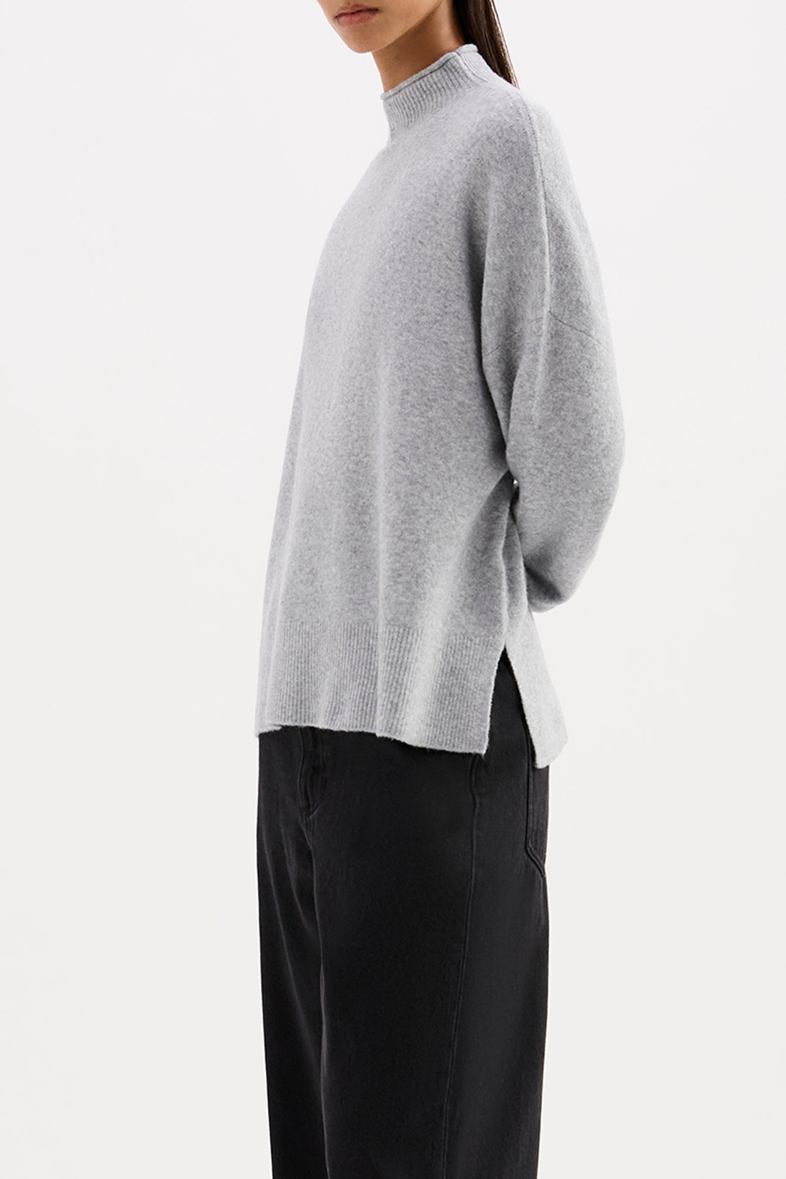 Taylor Knit Grey Marle