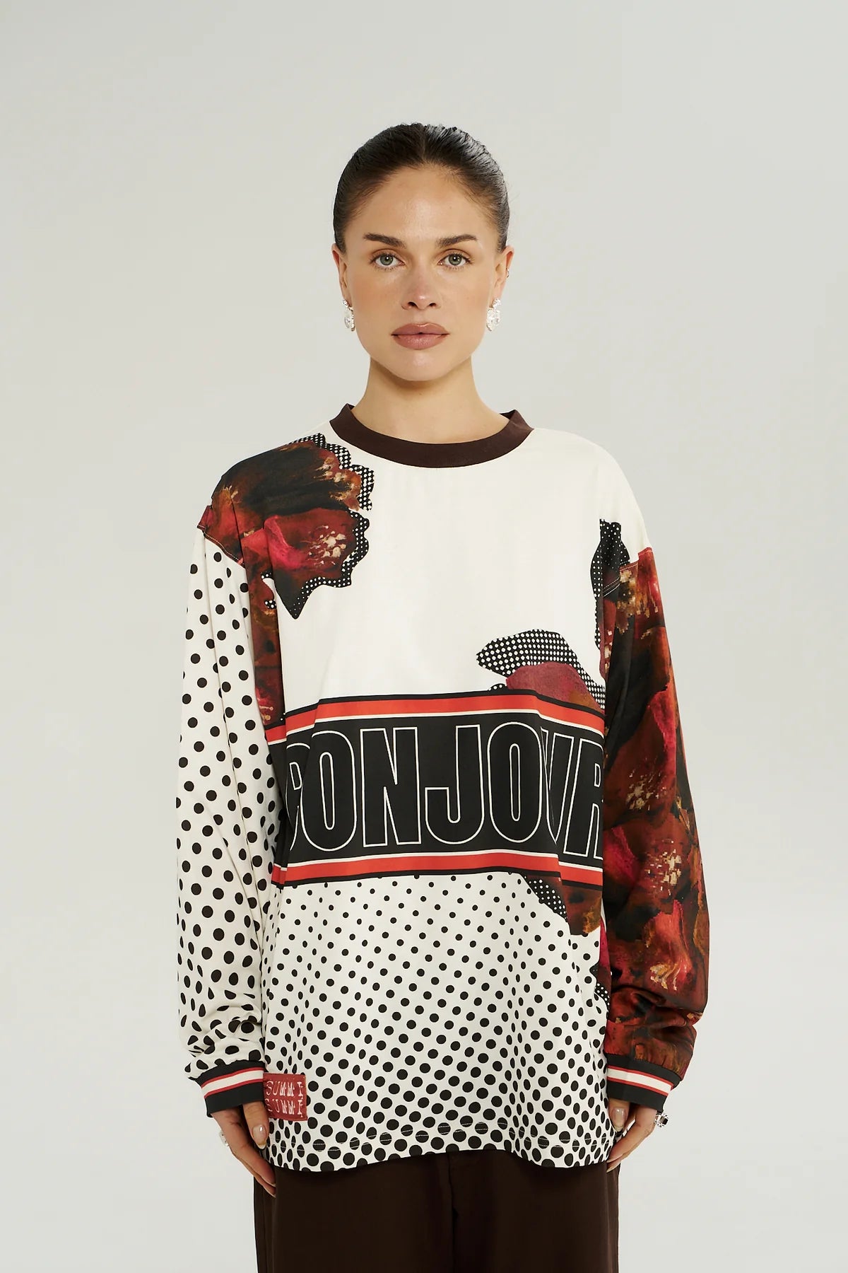 LS Racer Tee Chocolate Choux