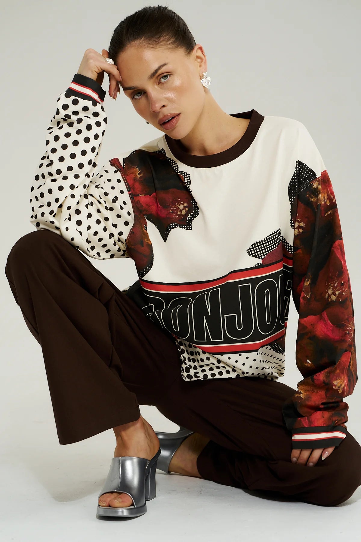 LS Racer Tee Chocolate Choux