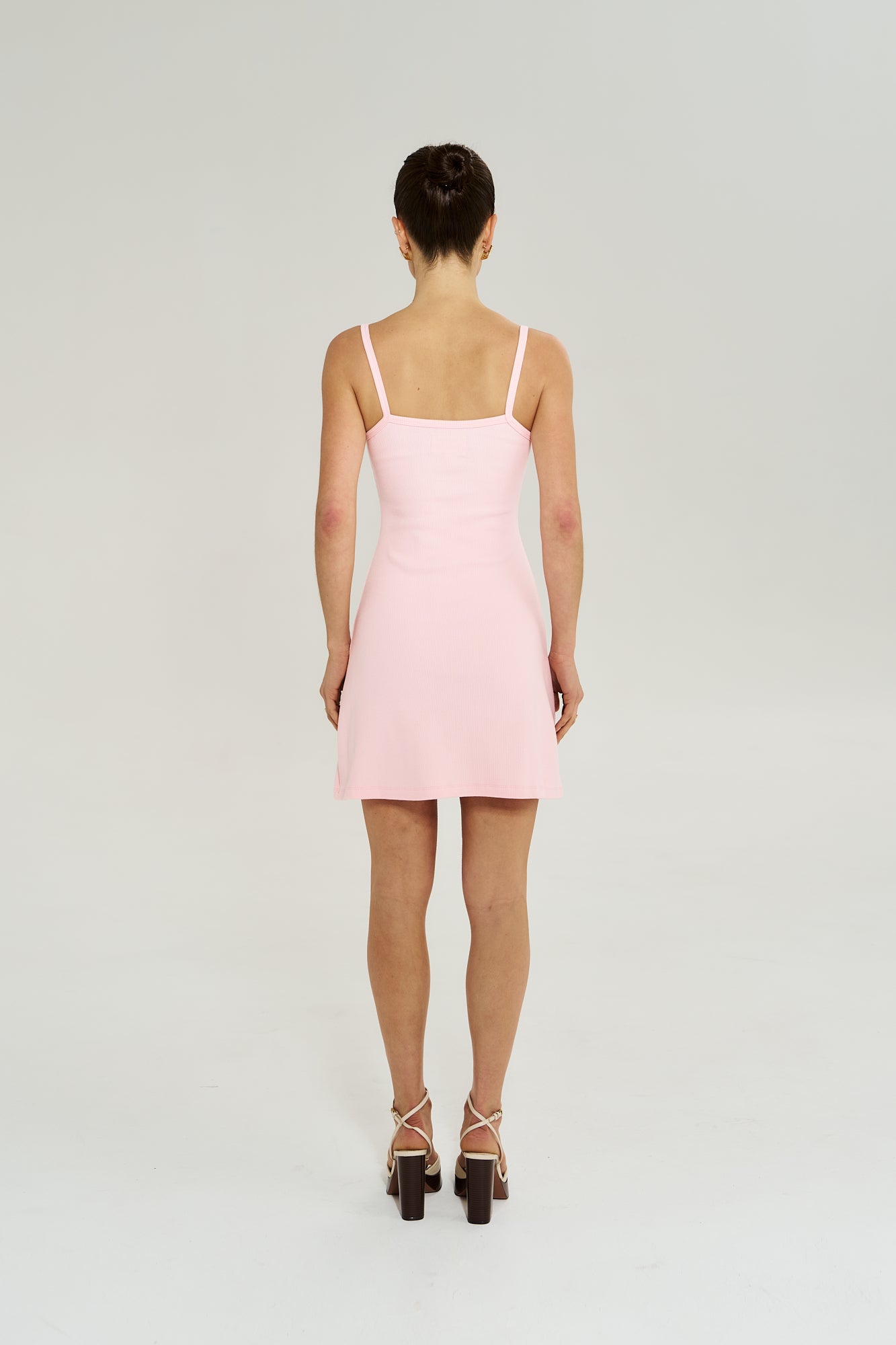 A Line Mini Dress Pink