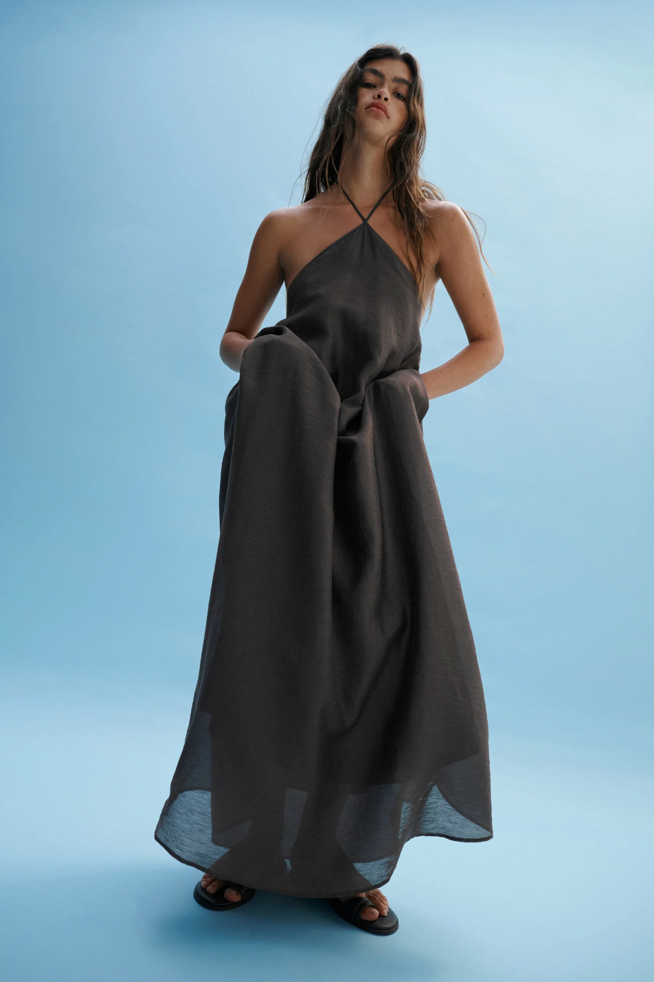 Margot Maxi Dress Chocolate