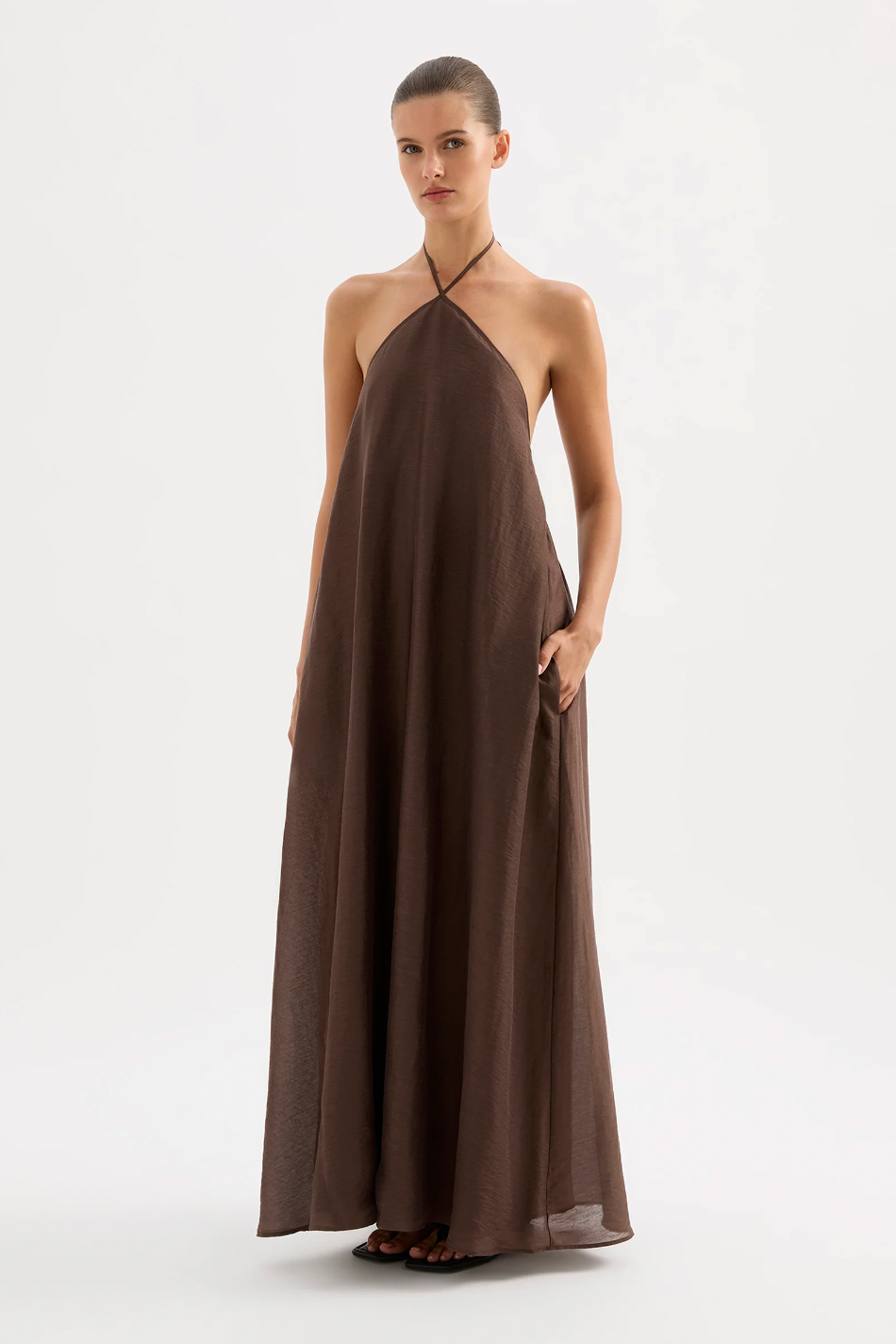 Margot Maxi Dress Chocolate