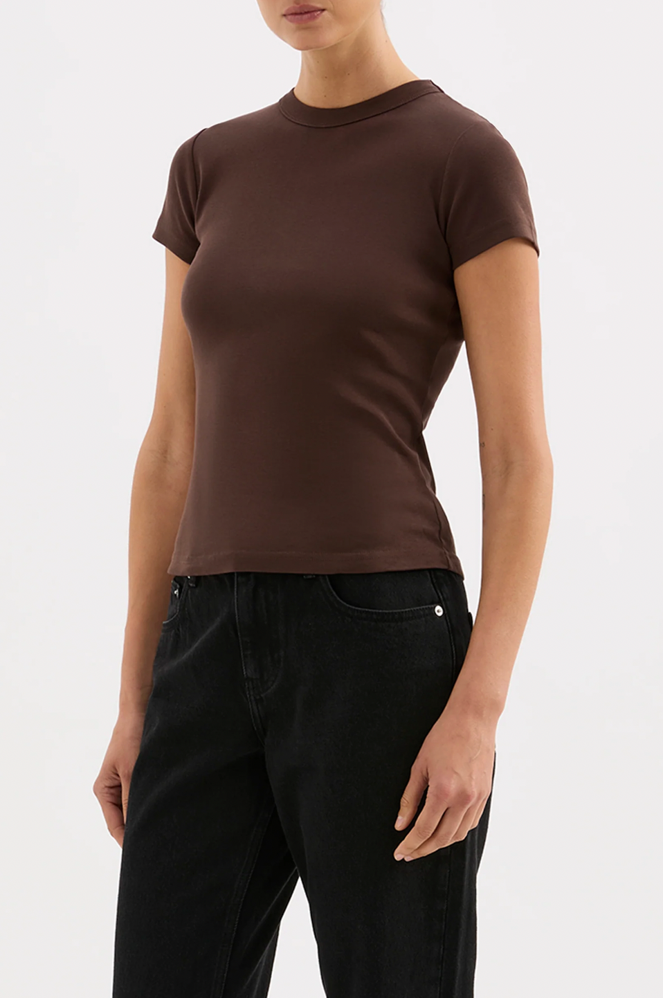 Organic Baby Tee Chocolate