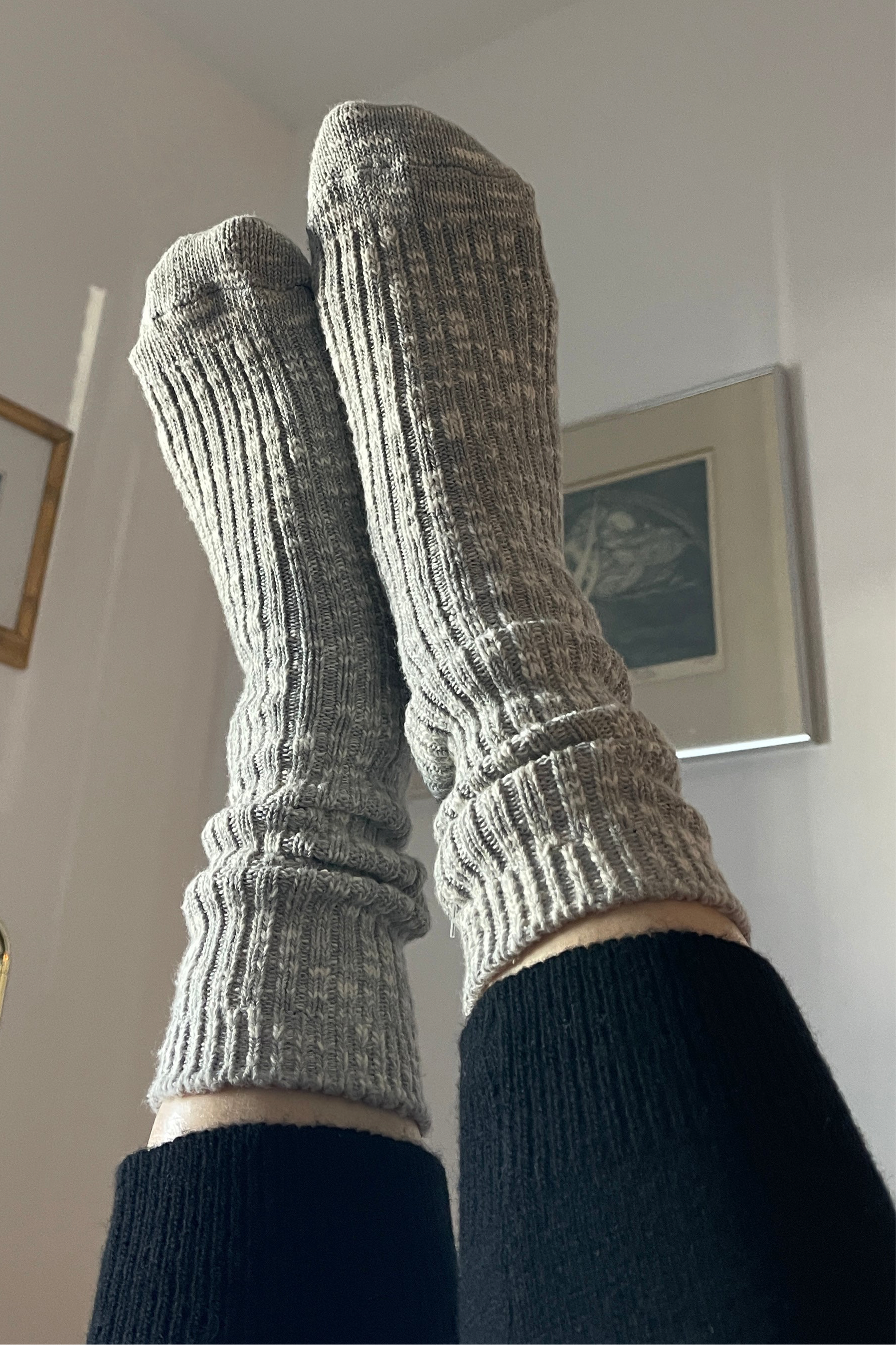 Cottage Socks Ht.Grey