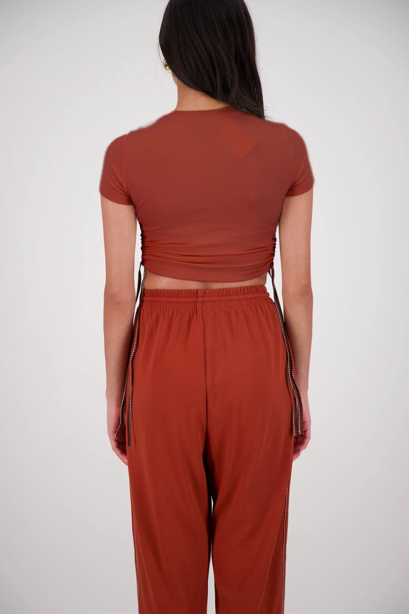 Playa Cropped Tshirt Tobacco