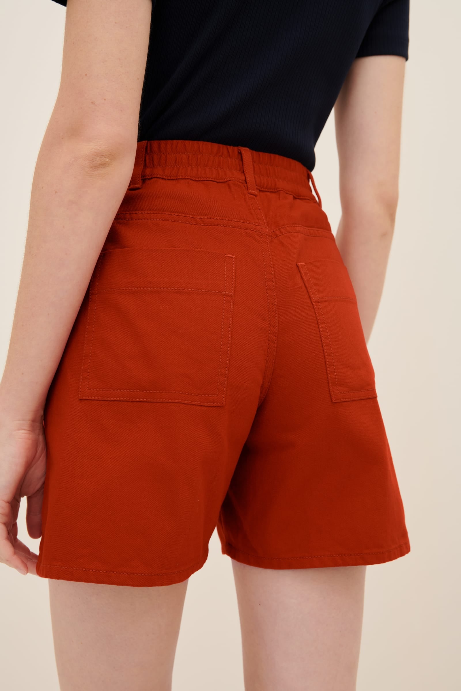 Eddy Shorts Brick Denim