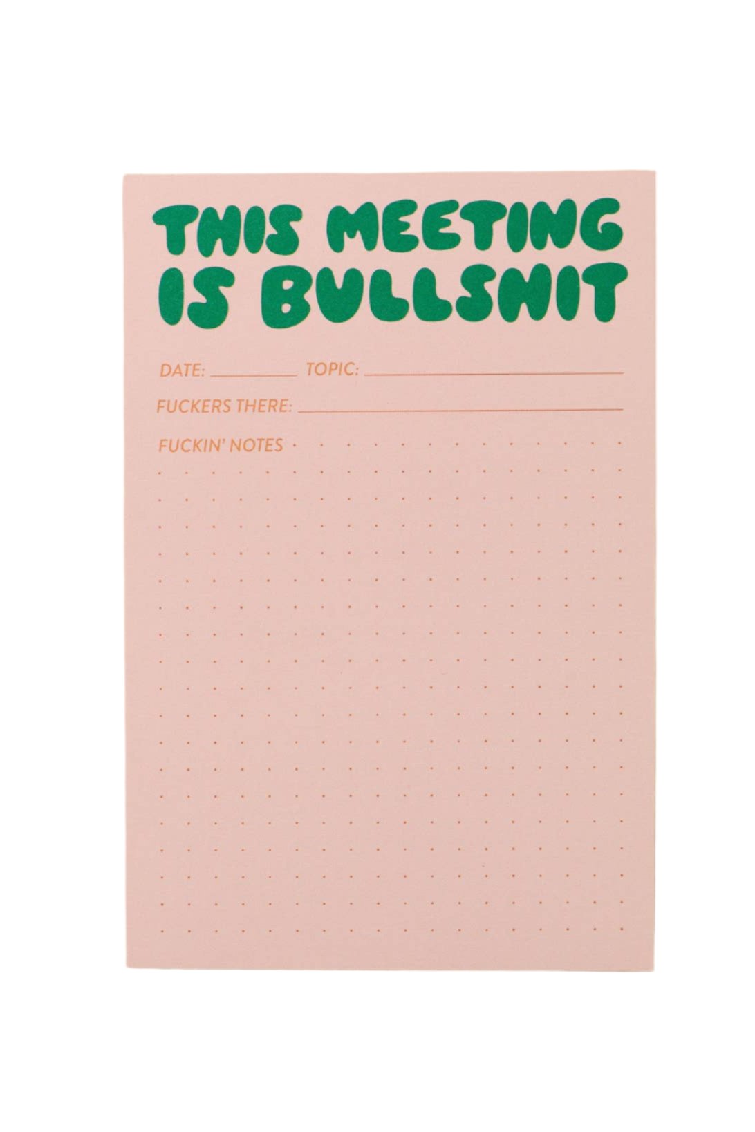 This Meeting is Bullshit Notepad