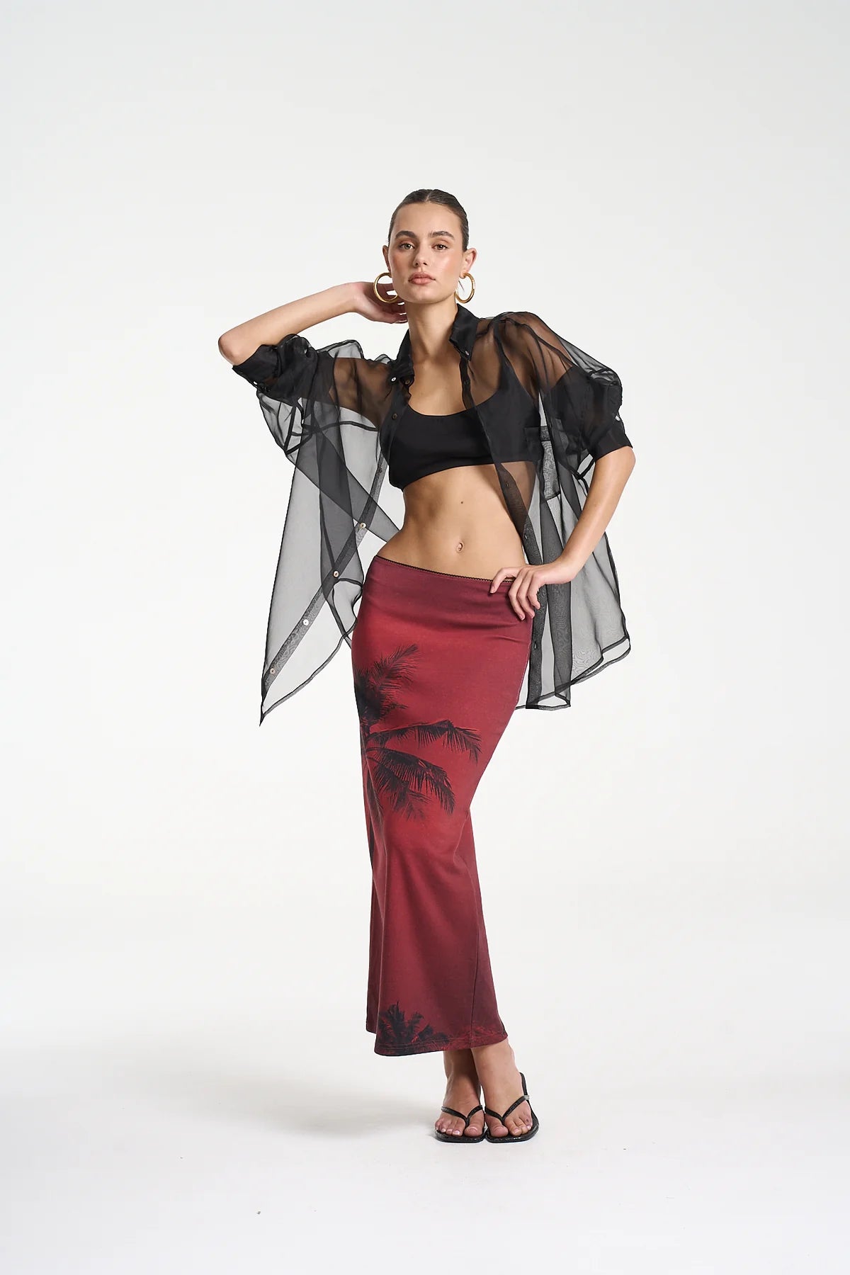 Summi Midi Skirt La Palma